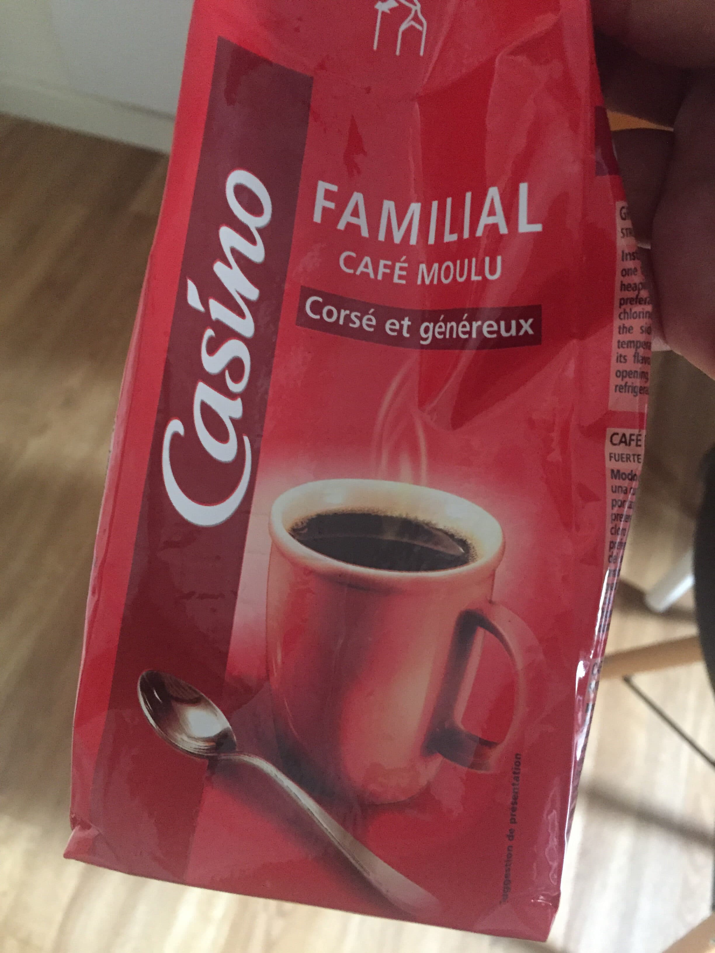 Casino Familial Corsé et généreux Café moulu packshot