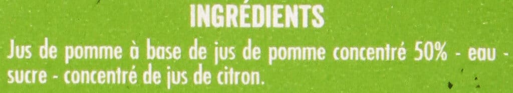 Casino Nectar de pomme à base de jus concentré Teneur en fruits : 50 % minimum Casino packshot