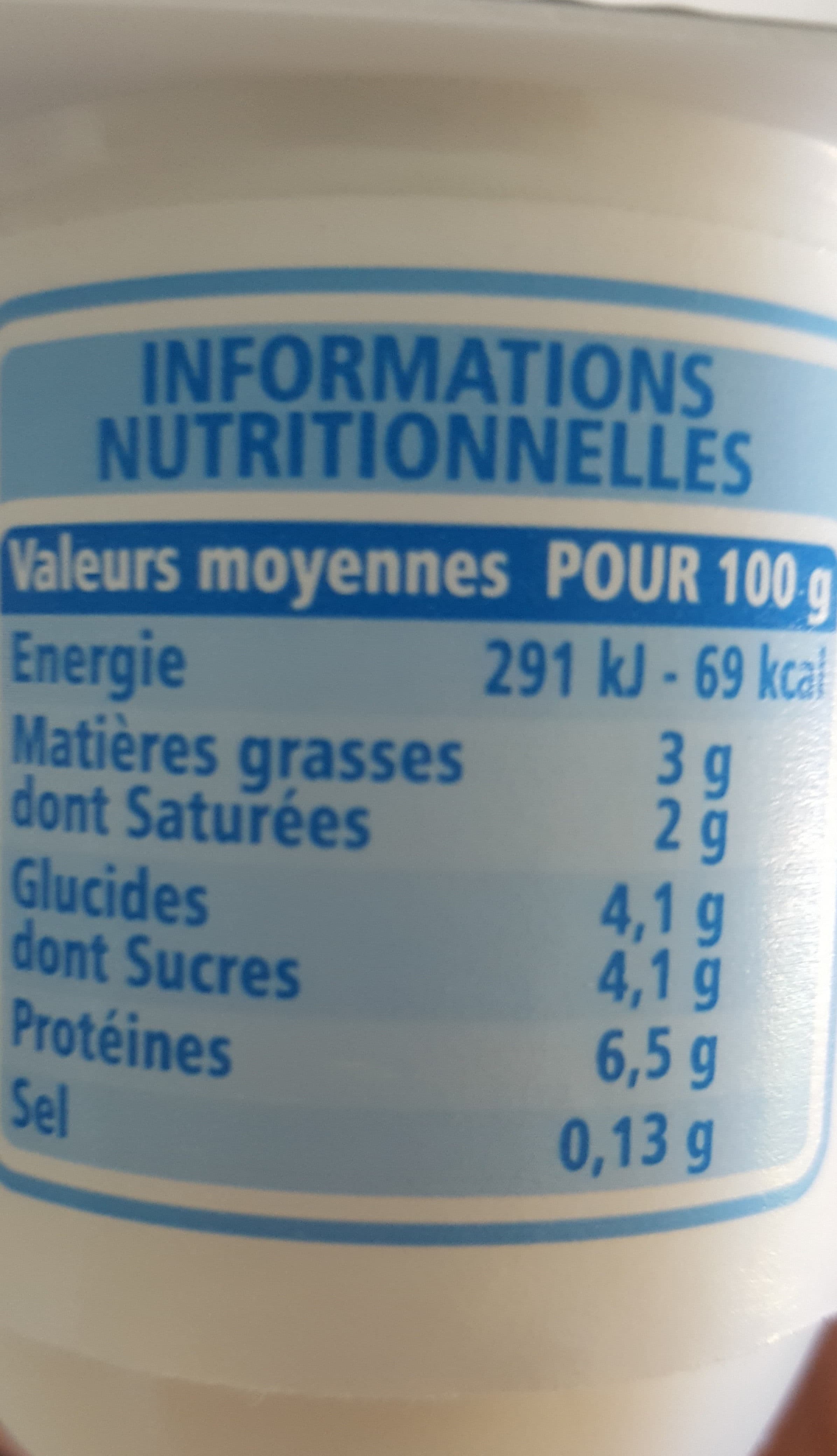 Casino Fromage blanc velouté 3% de mat. gr. sur produit fini packshot
