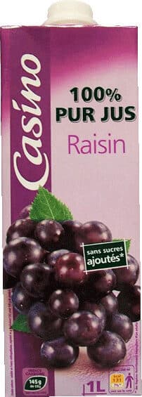Casino 100 % Pur jus de raisin packshot