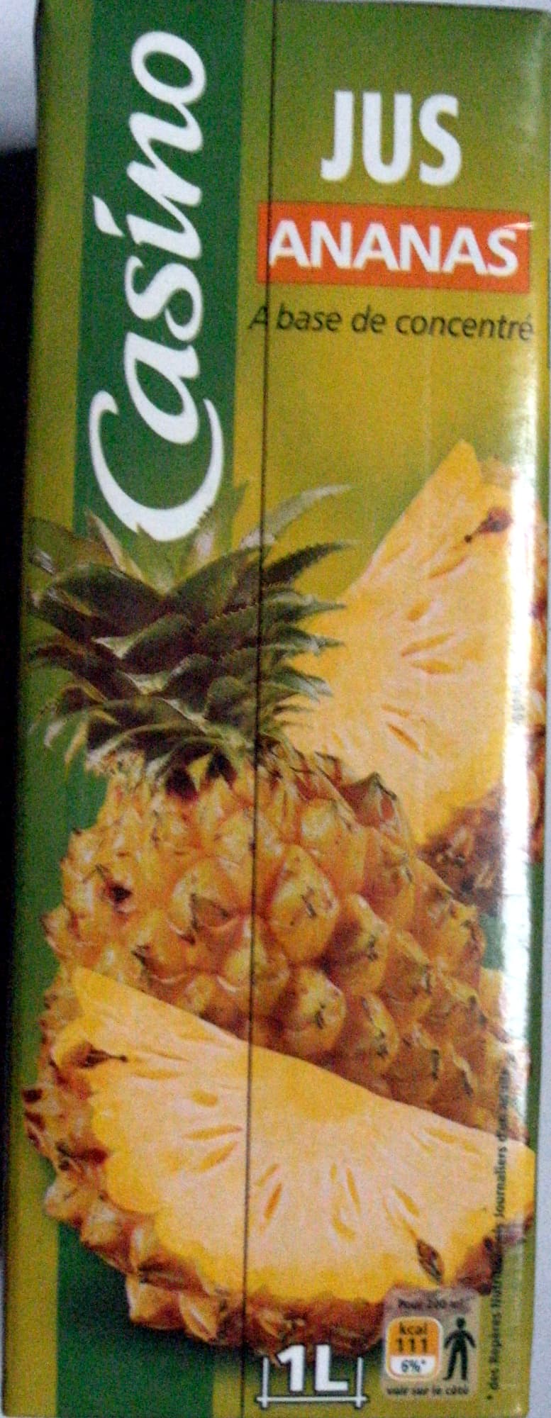 Casino Jus Ananas à base de concentré 1 litre packshot