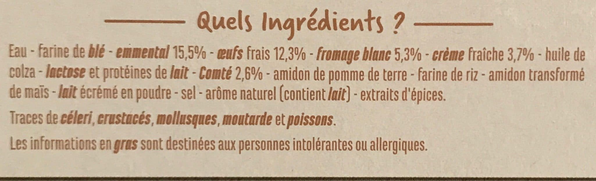 Casino Tarte aux 3 fromages - Emmental, fromage blanc, Comté packshot