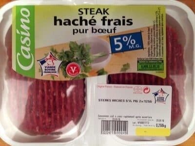 Casino Steak haché frais pur boeuf 5% M.G. packshot