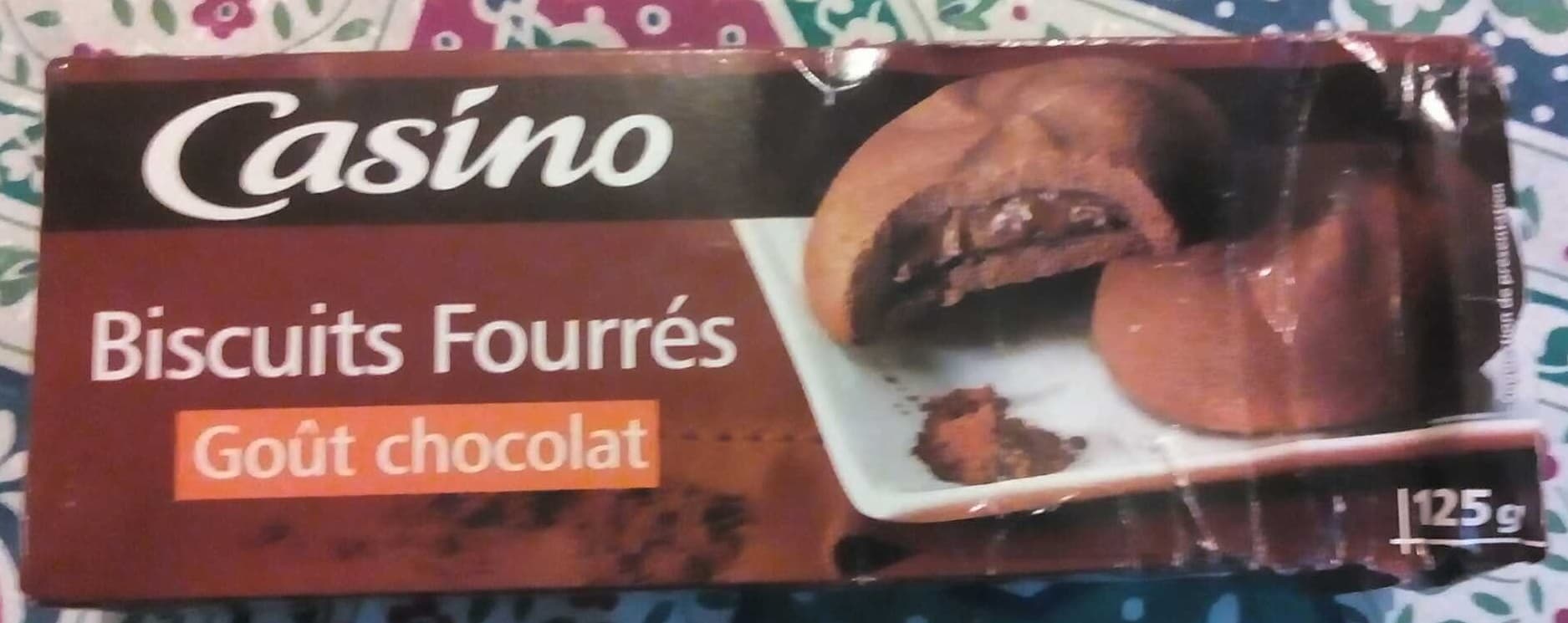 Casino Biscuits Fourrés Goût chocolat packshot