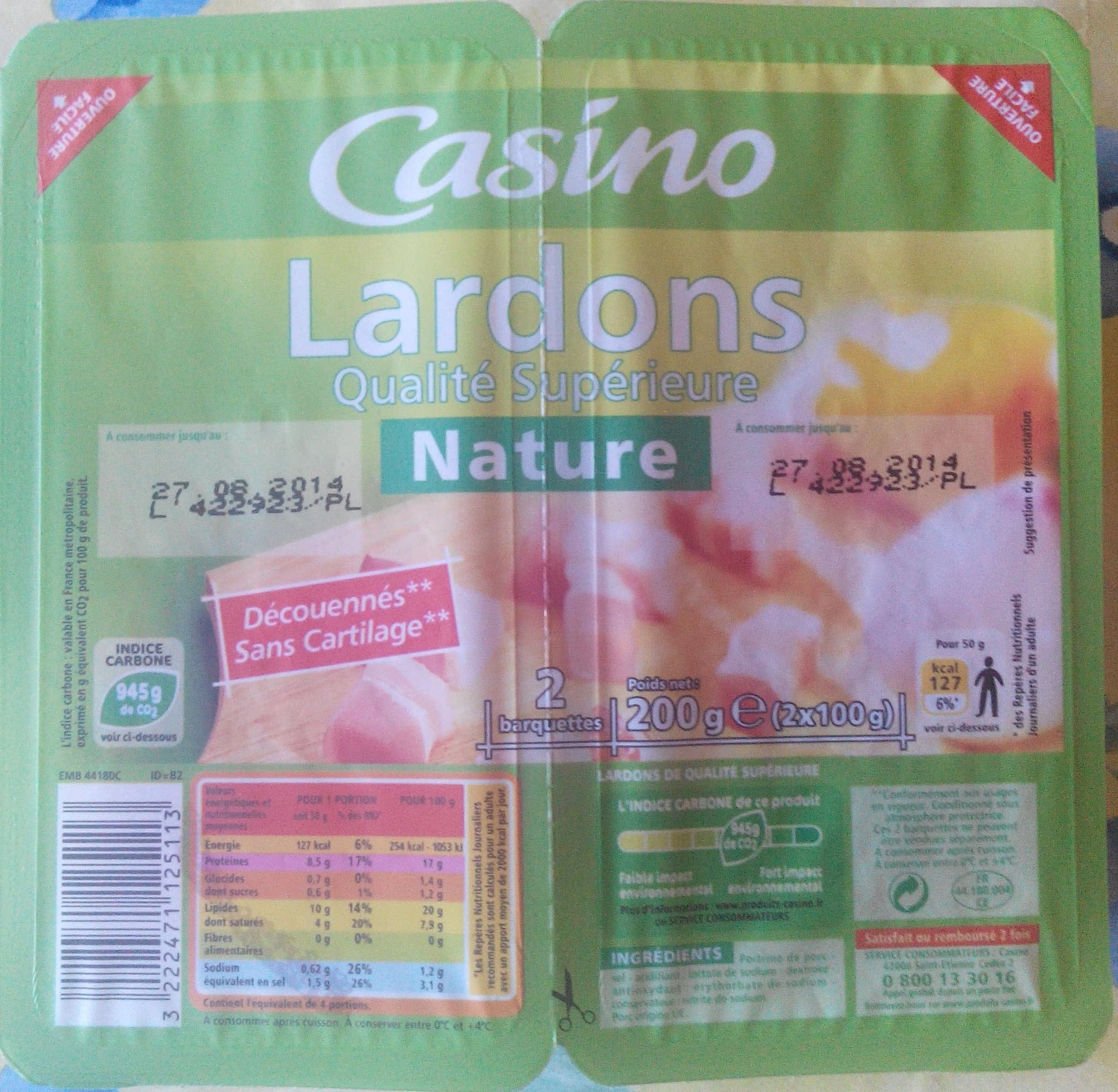 Casino Lardons Nature packshot