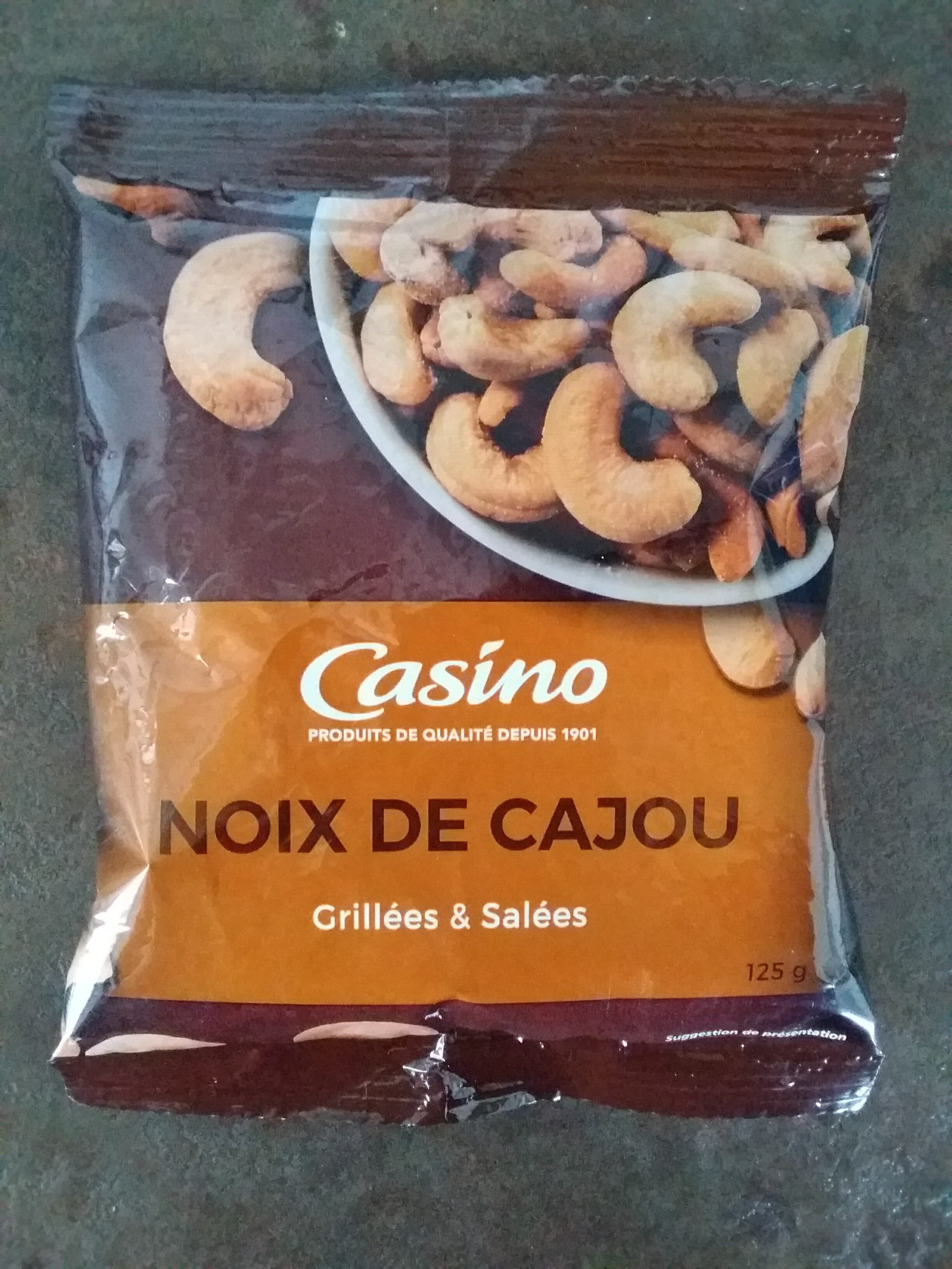 Casino Noix de cajou grillées et salées packshot