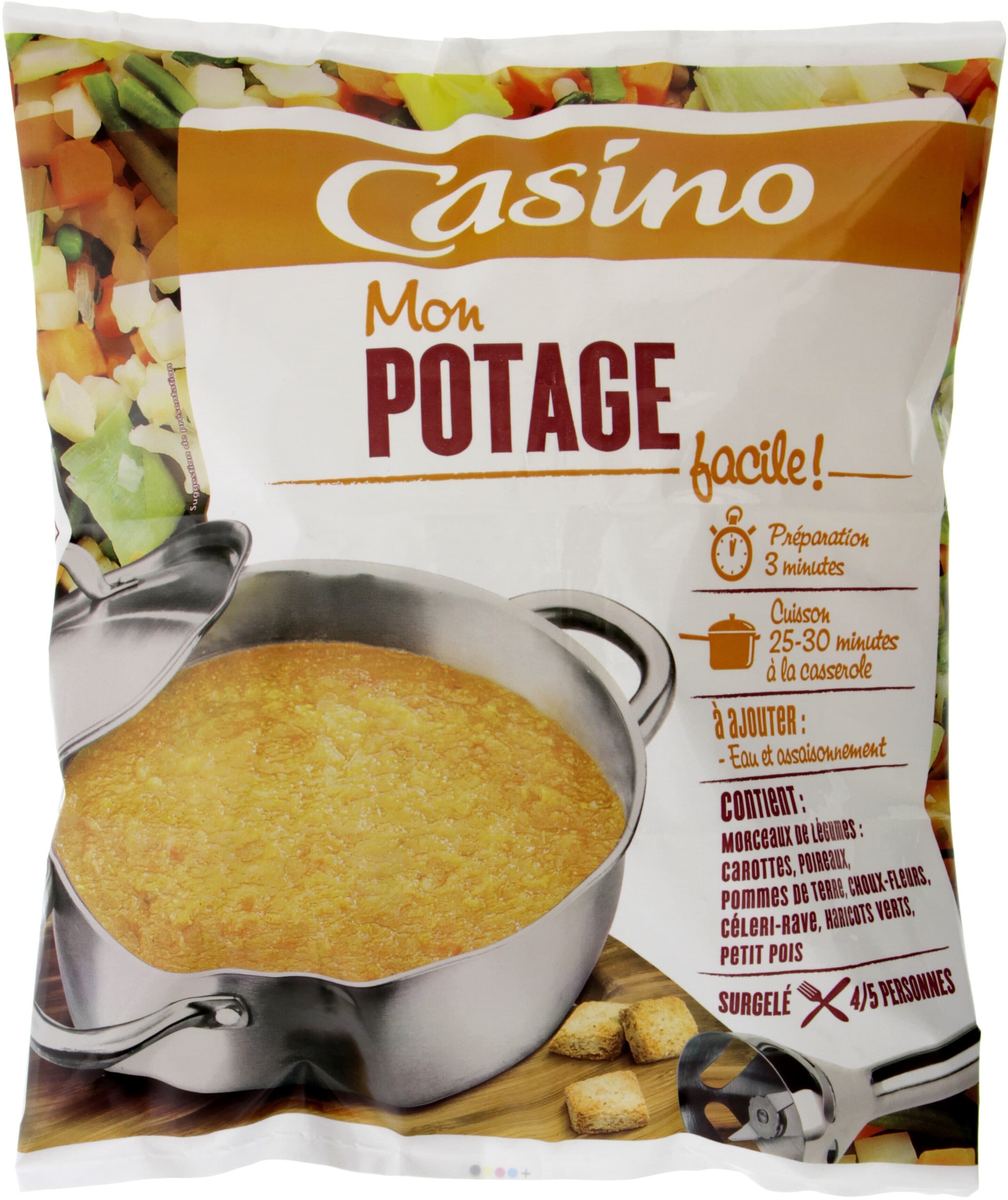 Casino Légumes pour potage - 7 légumes variés packshot