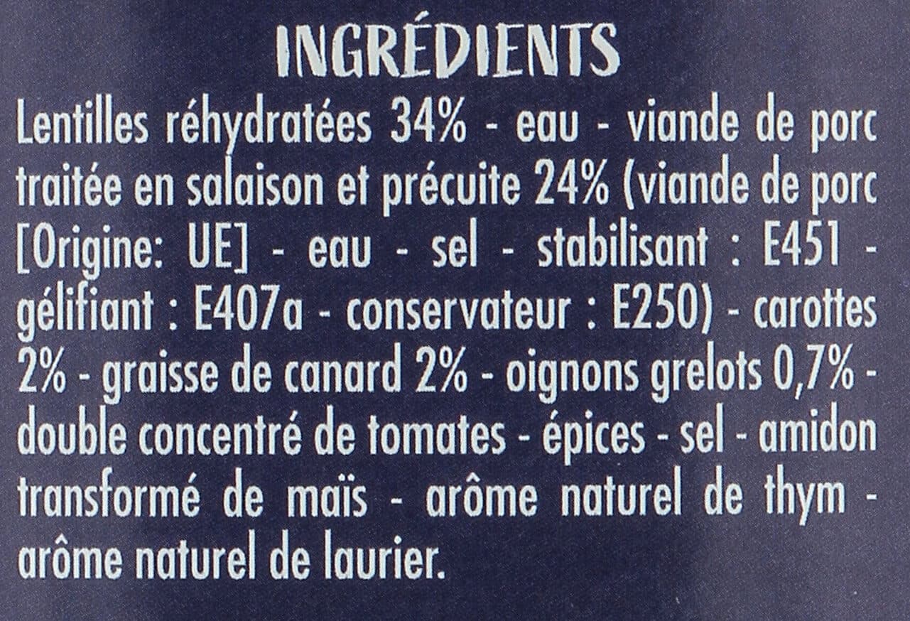 Casino Petit salé aux lentilles packshot