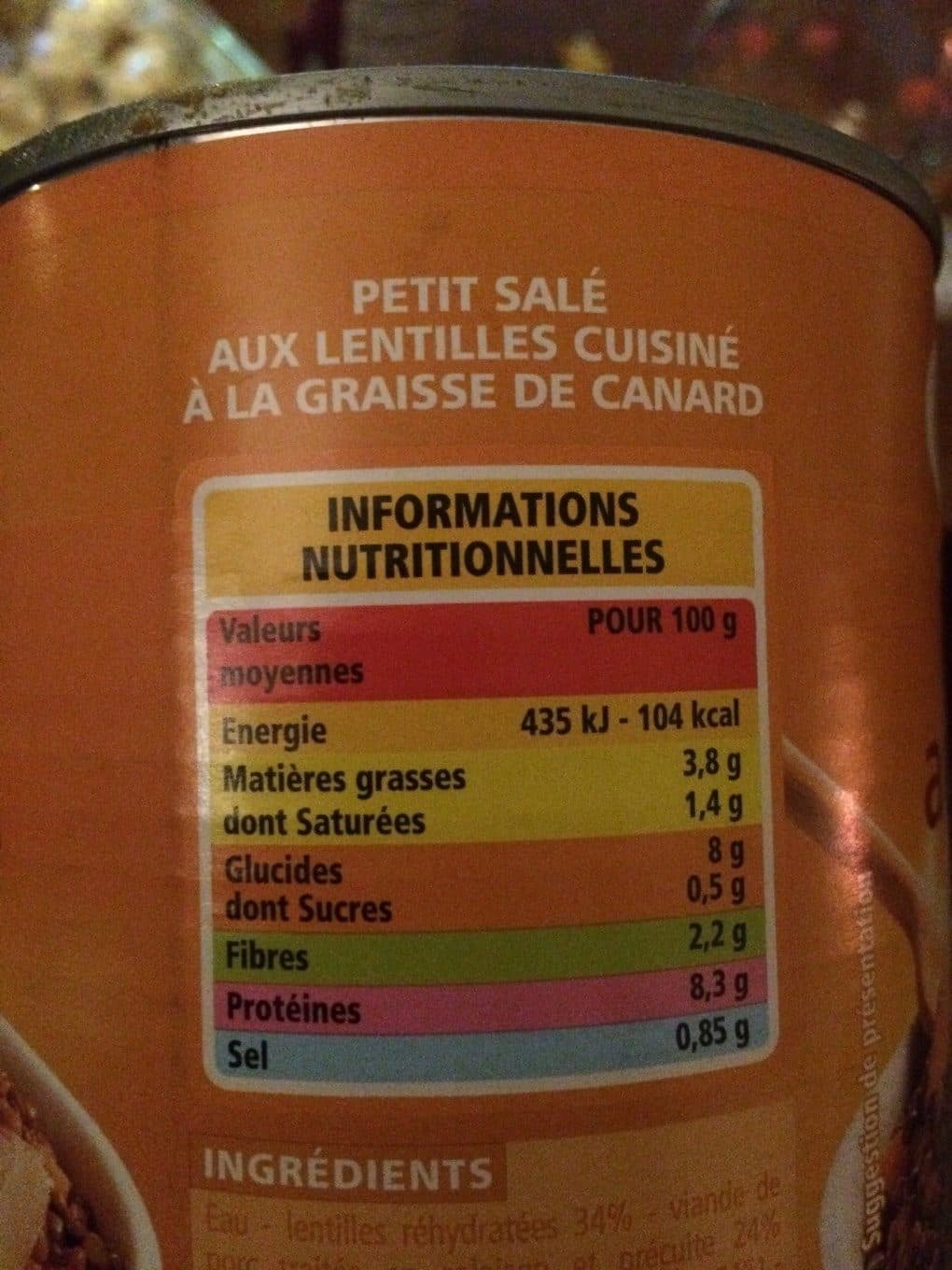 Casino Petit salé aux lentilles packshot