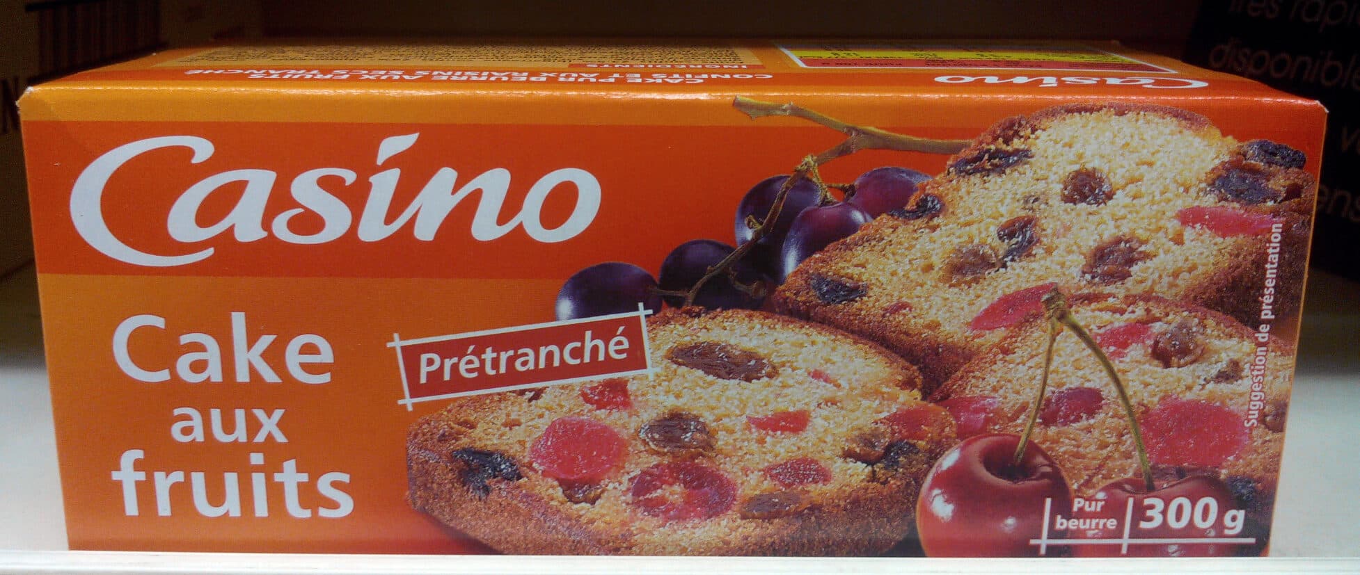 CASINO CAKE AUX FRUITS packshot