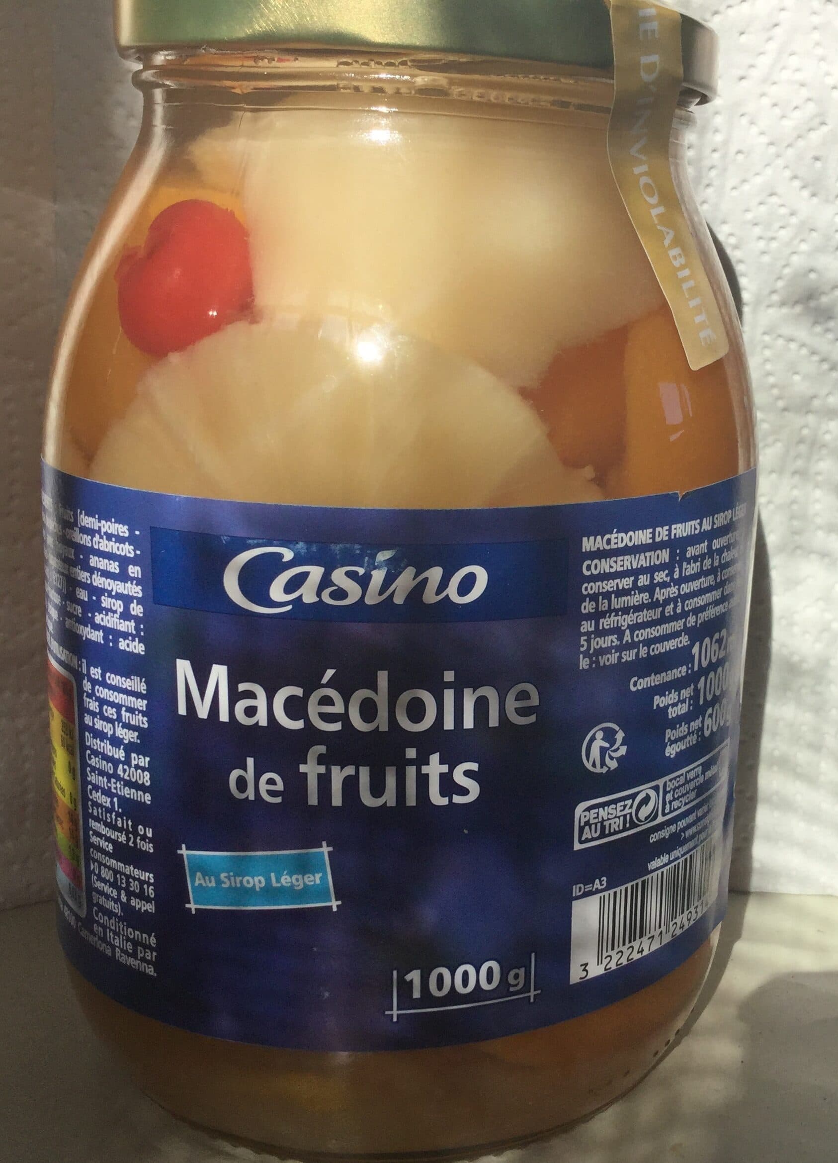 Casino Macédoine de fruits au sirop léger packshot