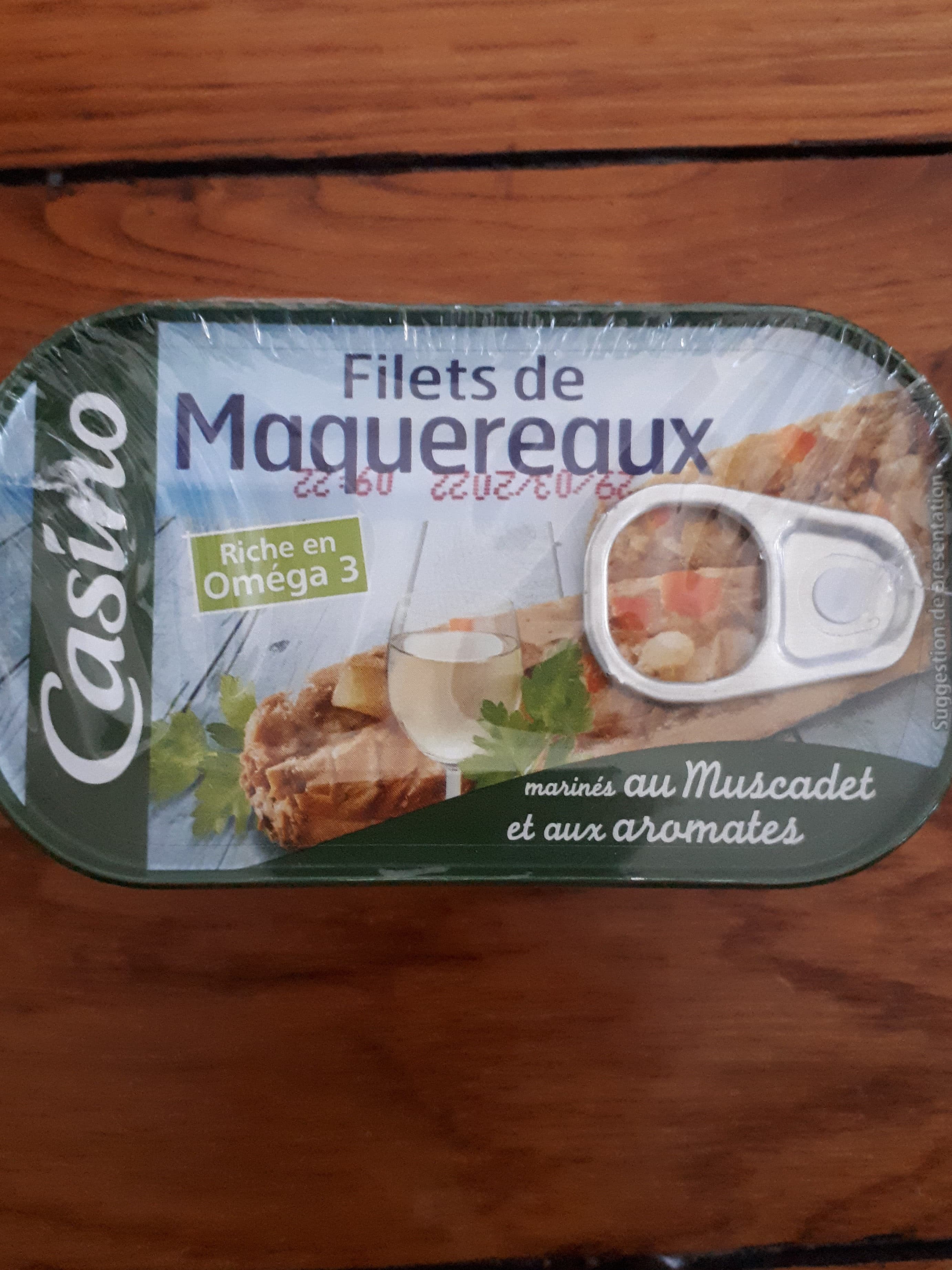 Casino Filets de maquereaux marinés au muscadet et aux aromates packshot