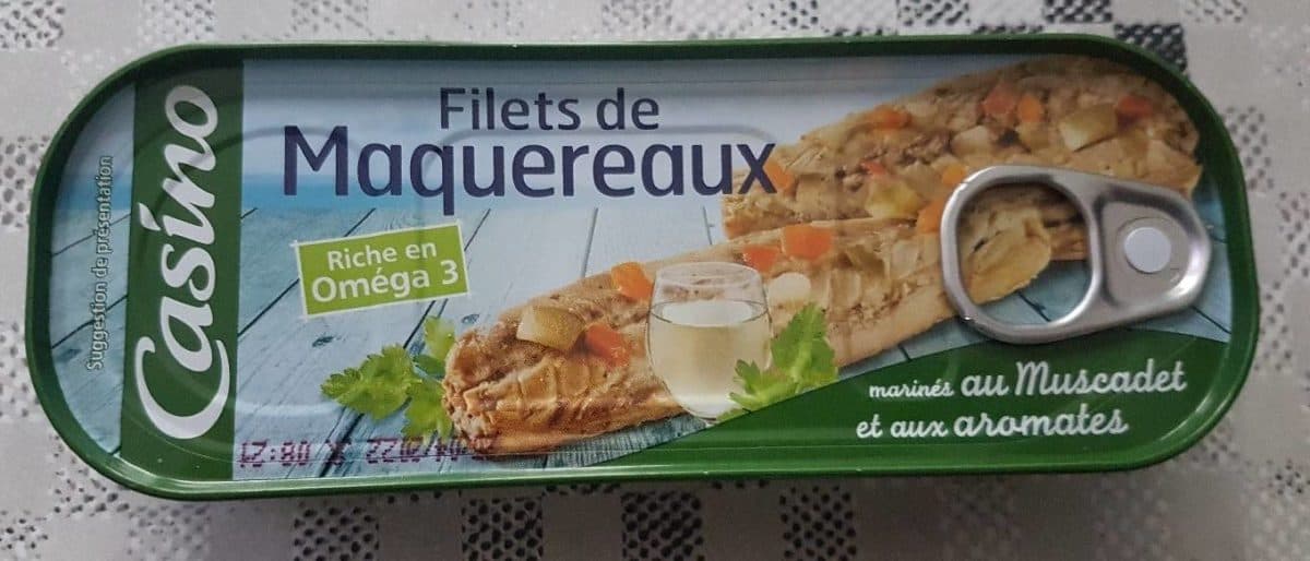 Casino Filets de maquereaux marinés au muscadet et aux aromates packshot