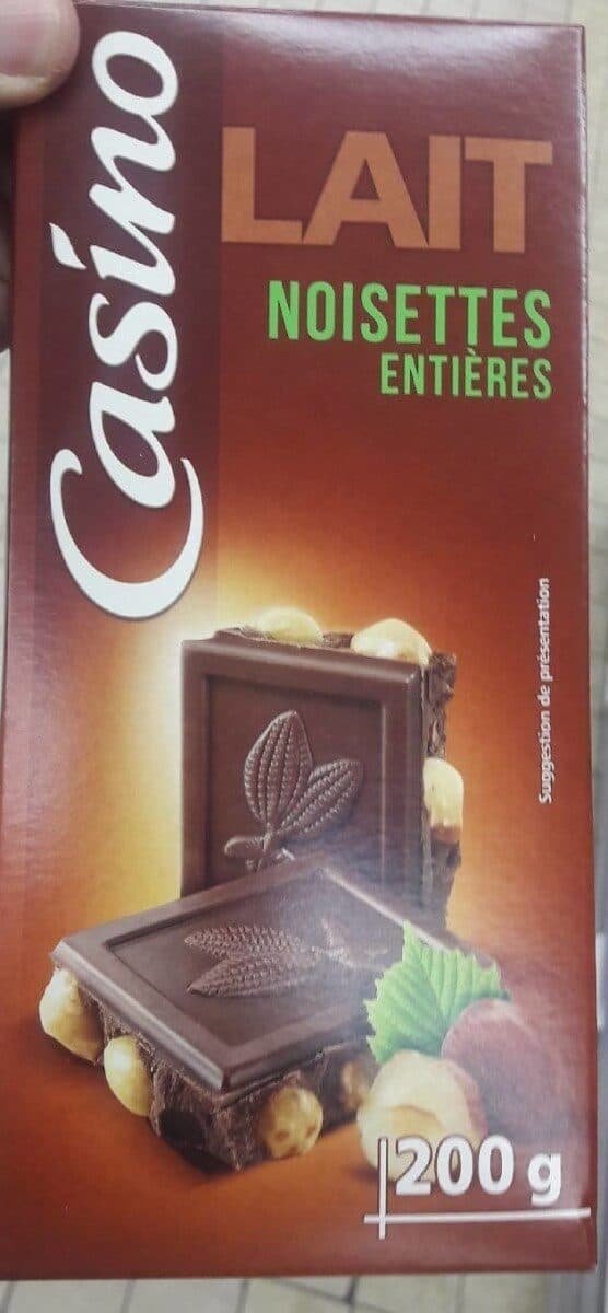 Casino Lait Noisettes Enitères packshot