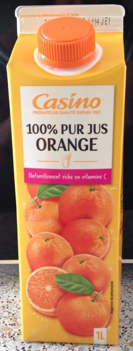 Casino 100% Pur Jus ORANGE packshot