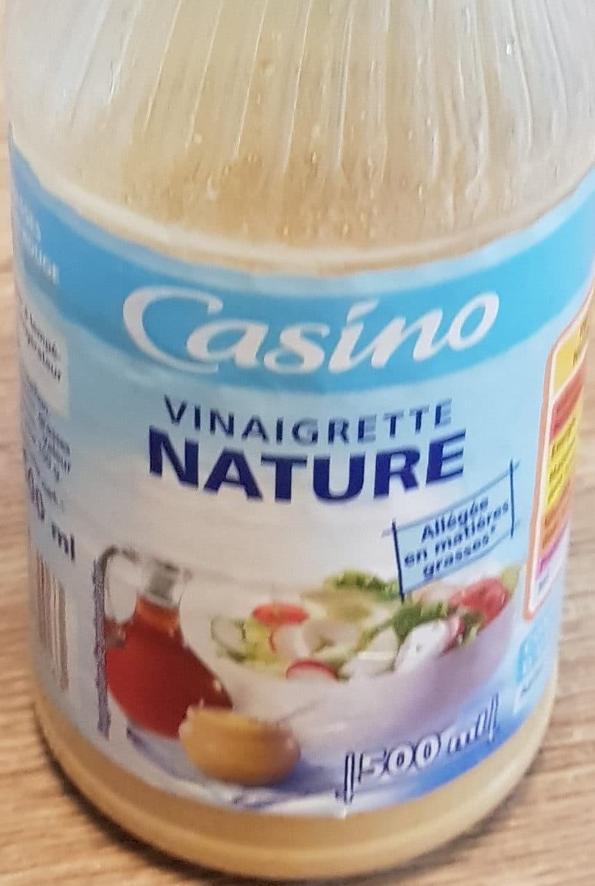 Casino Vinaigrette nature allégée en matières grasses packshot
