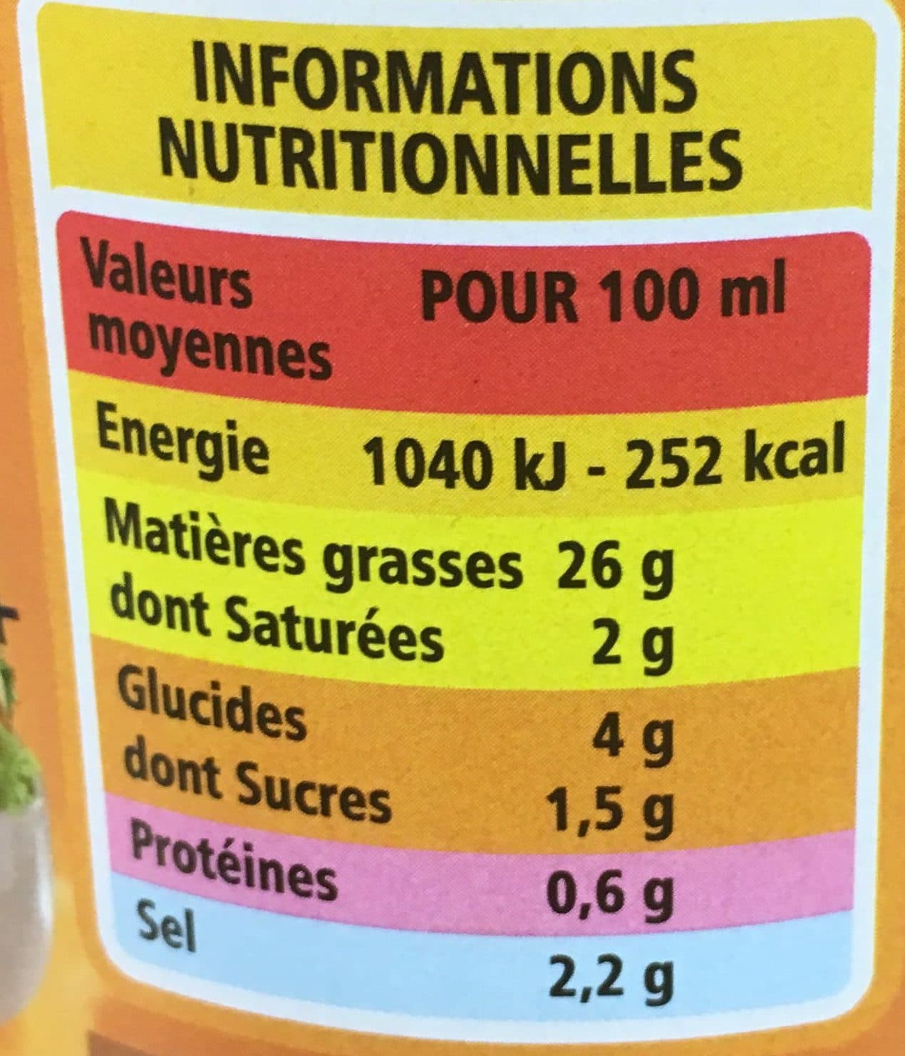 Casino Vinaigrette moutarde à l'ancienne allégée en matières grasses packshot