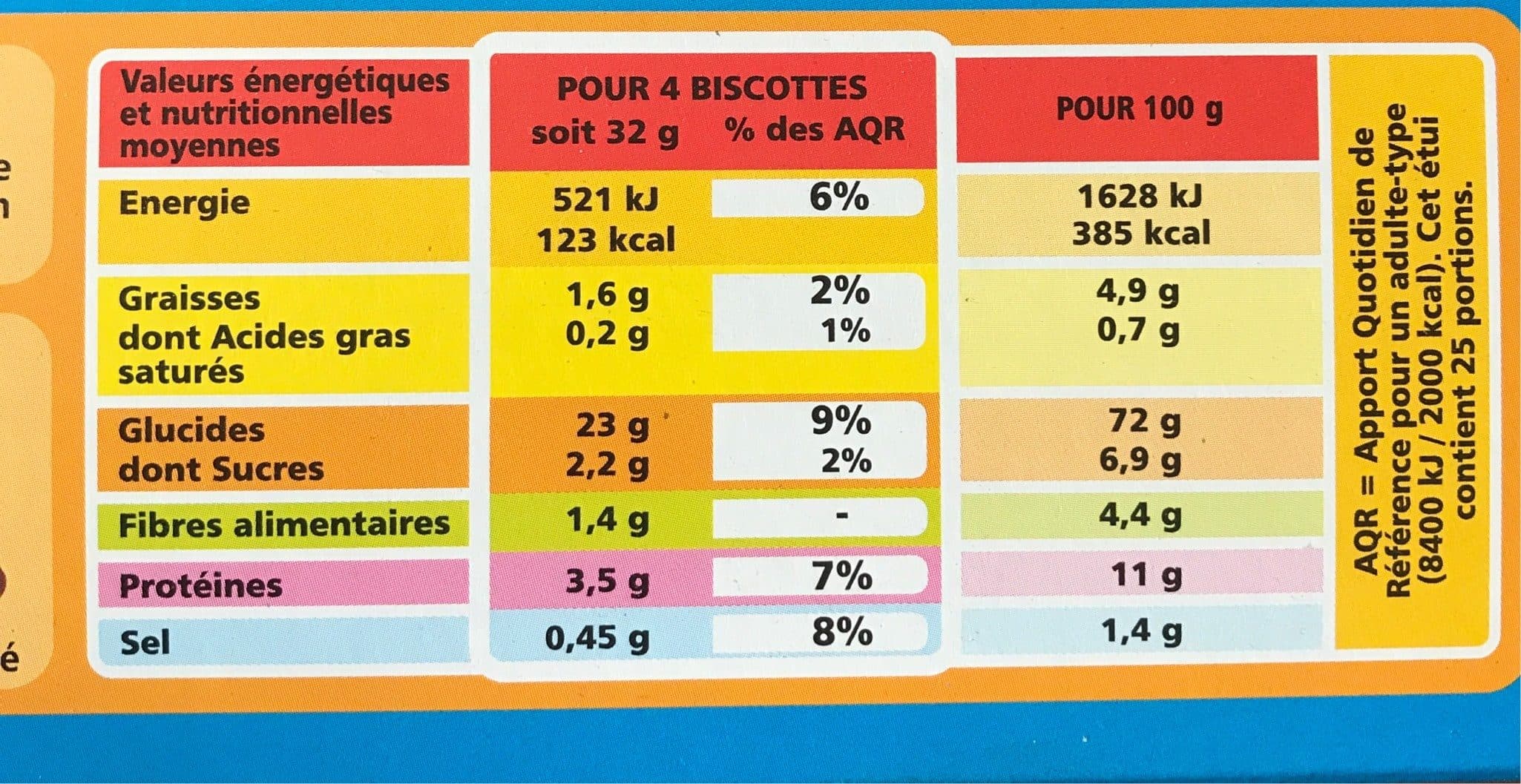 Casino Biscottes au froment 100 Tranches packshot