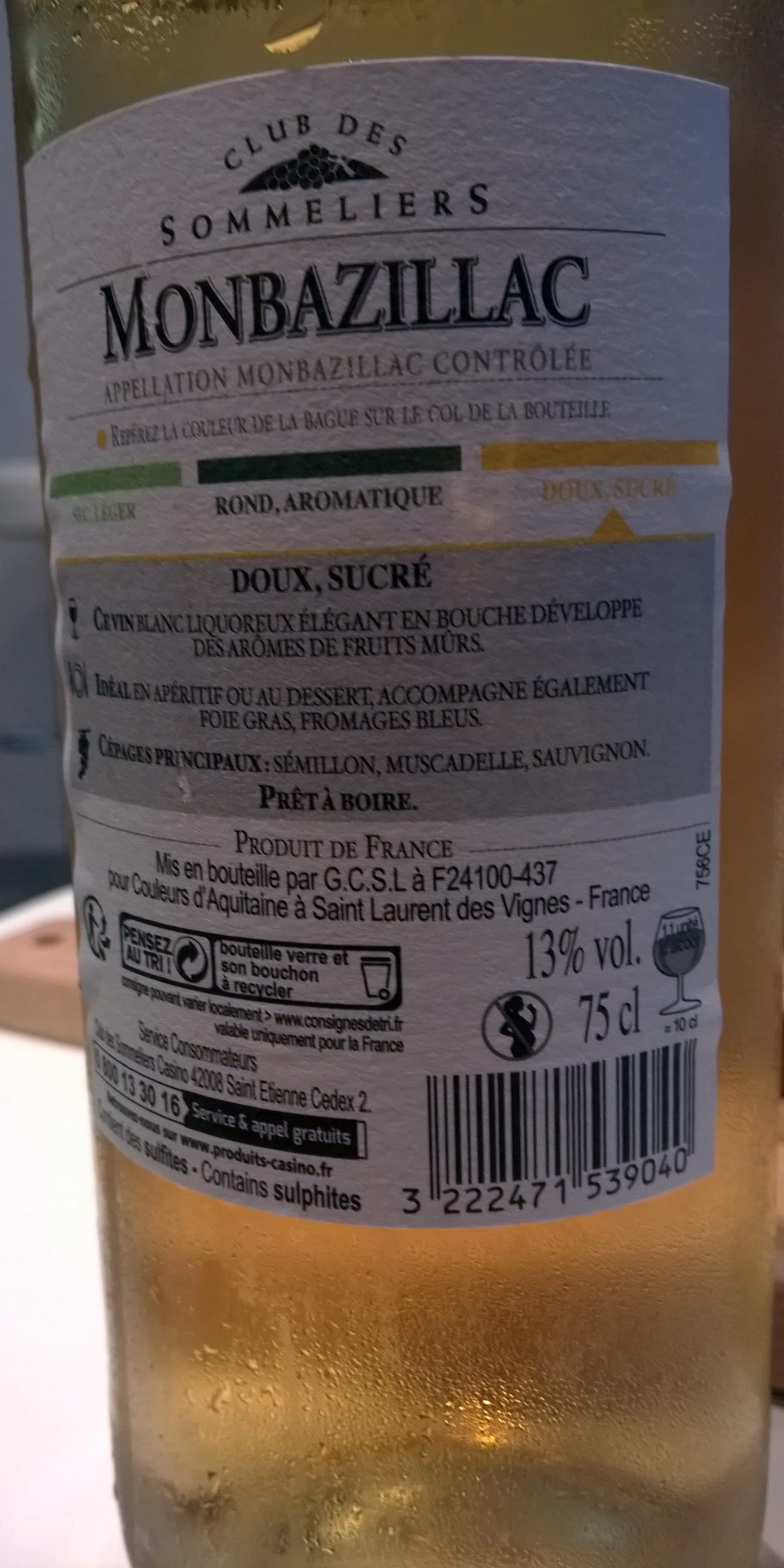 Casino Monbazillac packshot