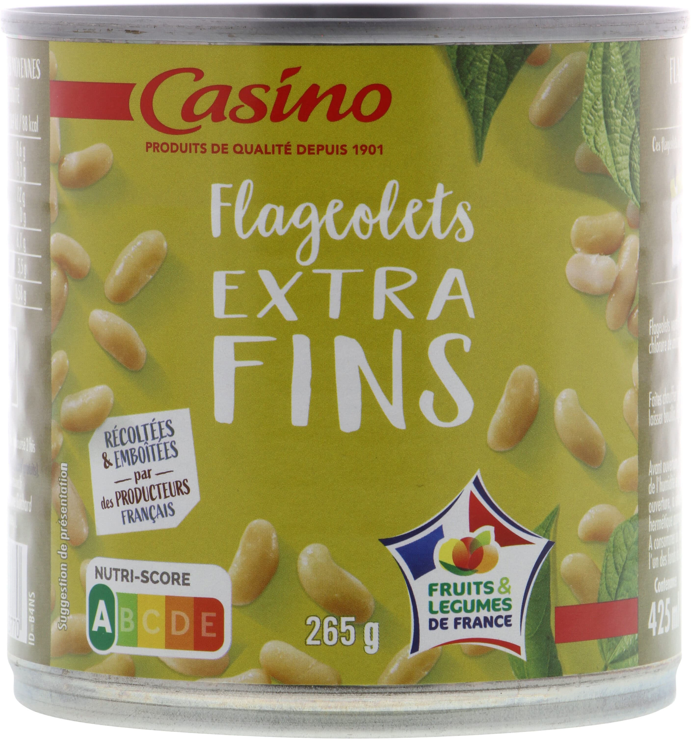 Casino Flageolets verts extrafins packshot