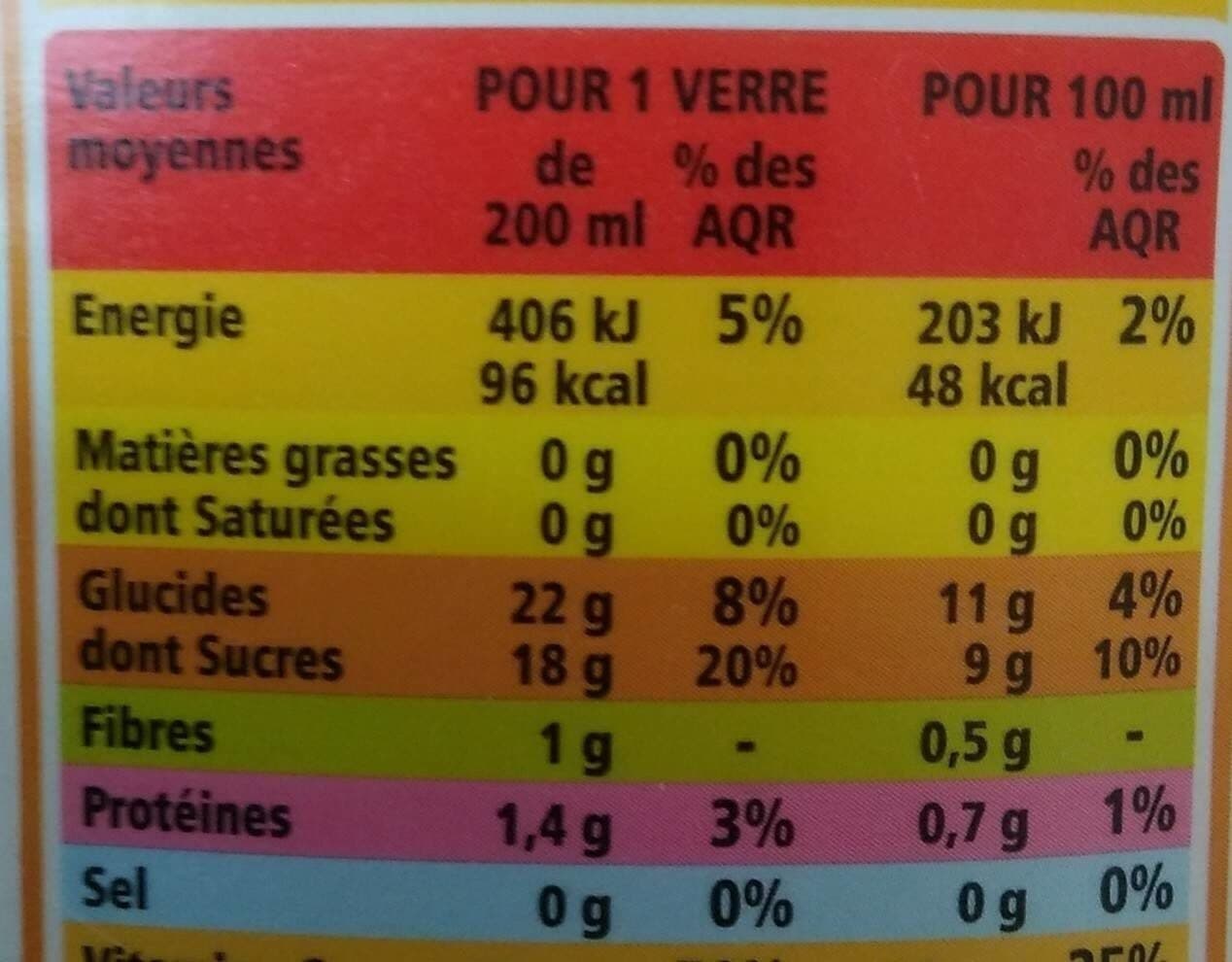 Casino 100% Pur Jus Pamplemousse rose Orange packshot