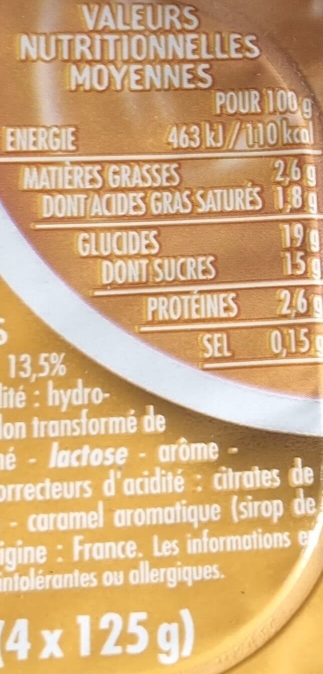 Casino Crème dessert au caramel Au lait entier packshot