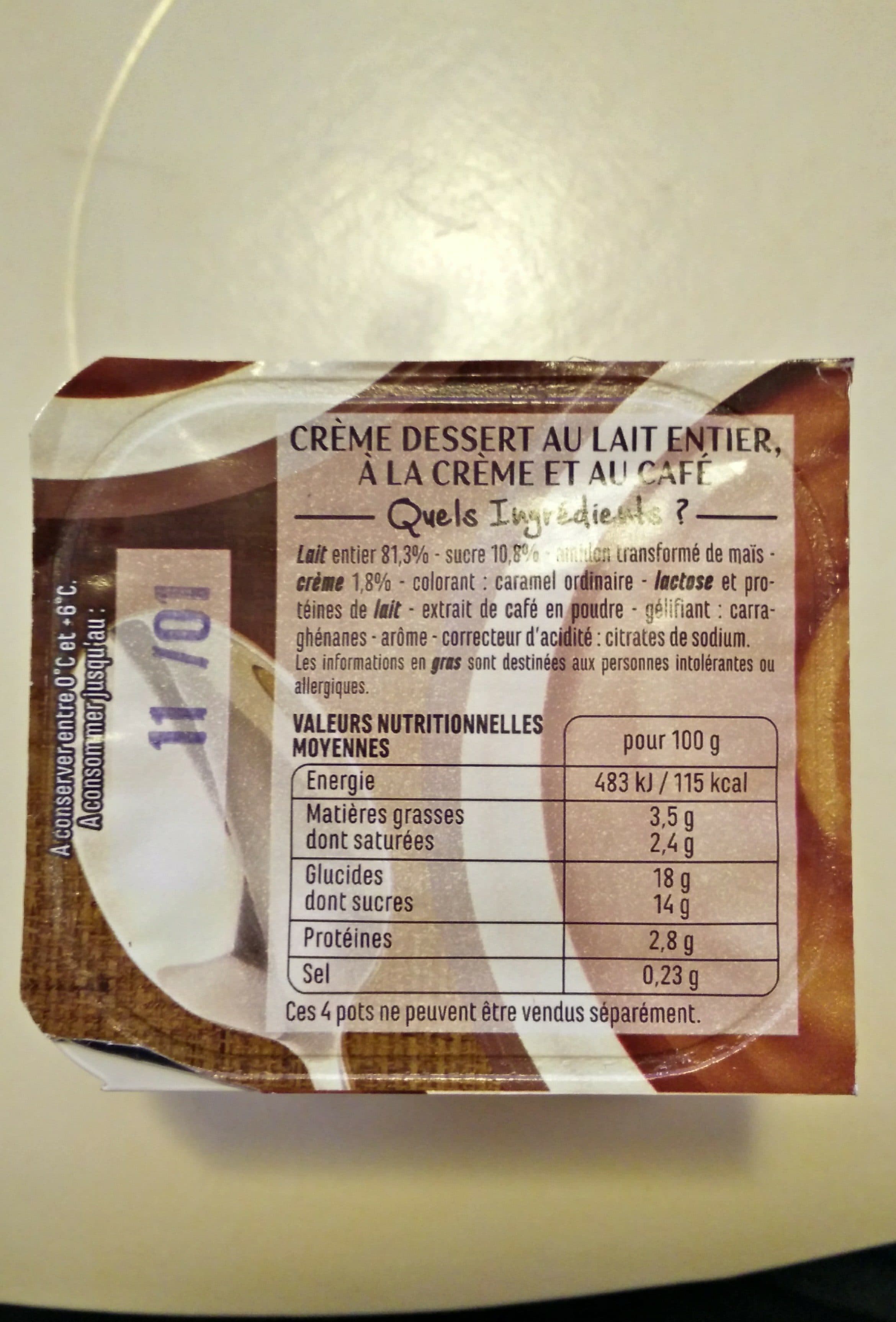 Casino Crème Dessert saveur café packshot