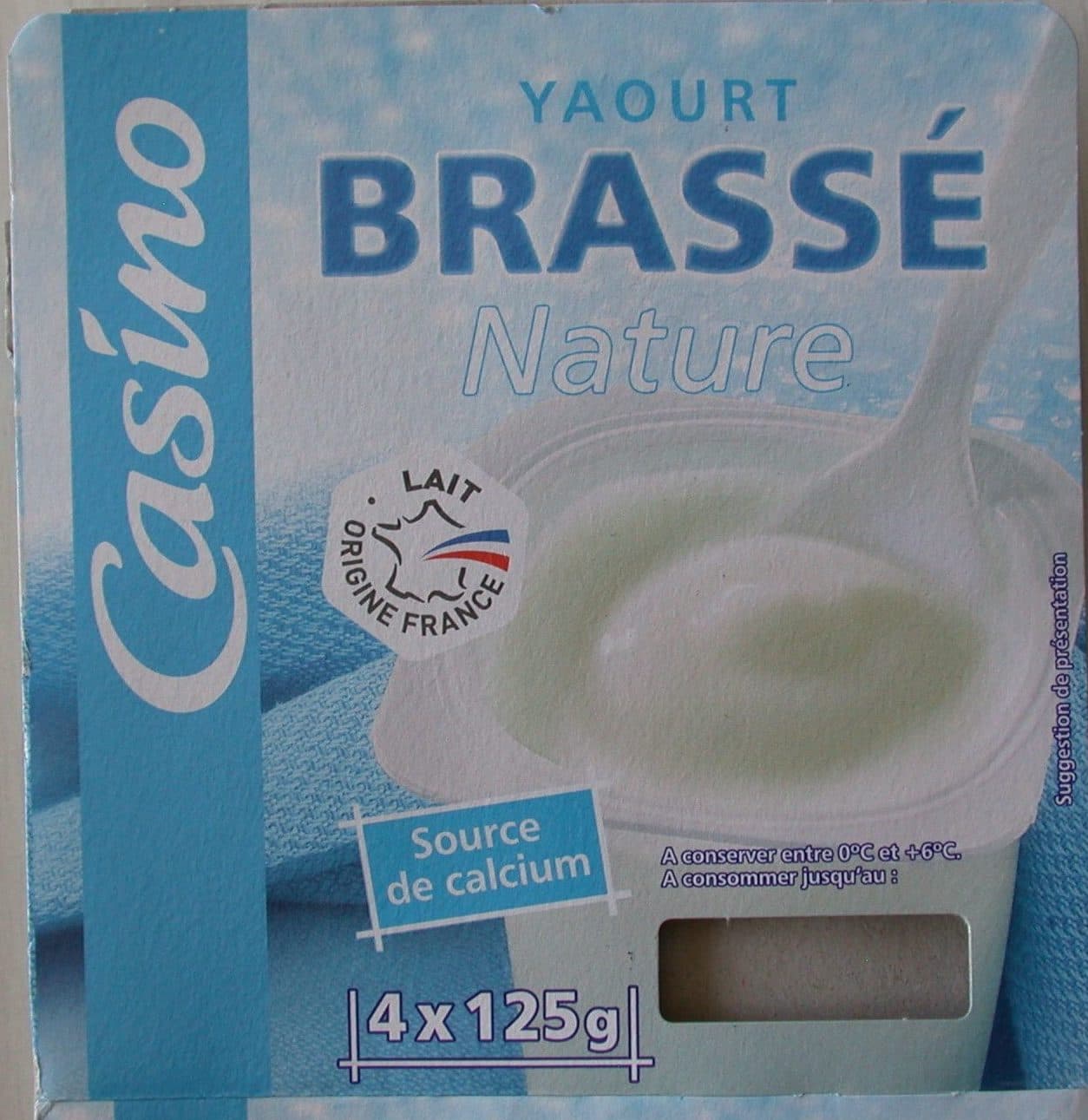 Casino Yaourt brassé nature packshot