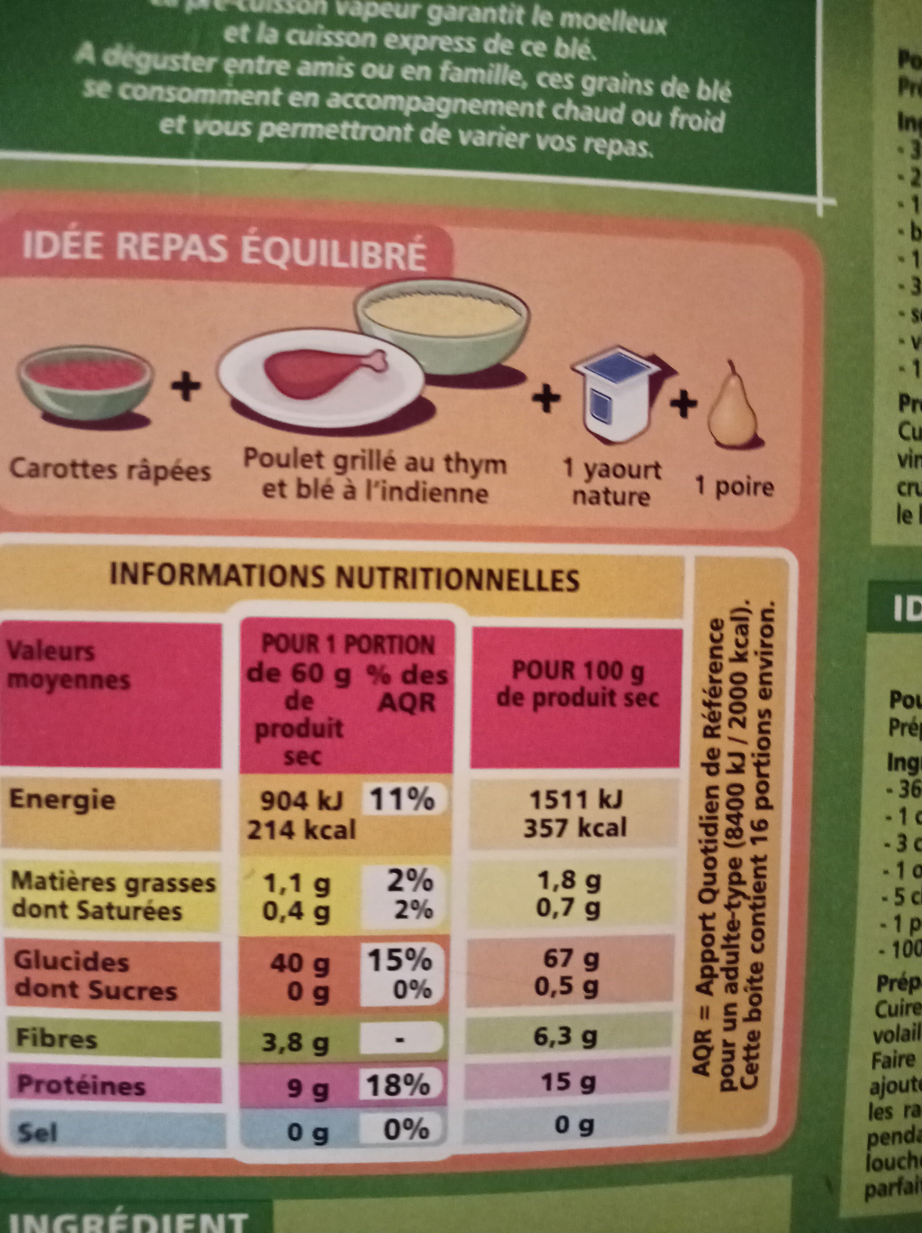 Casino Grains de Blé Précuits packshot