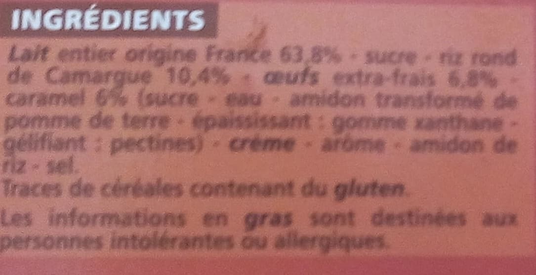 Casino Gâteau de riz sur lit de caramel Doré au four packshot