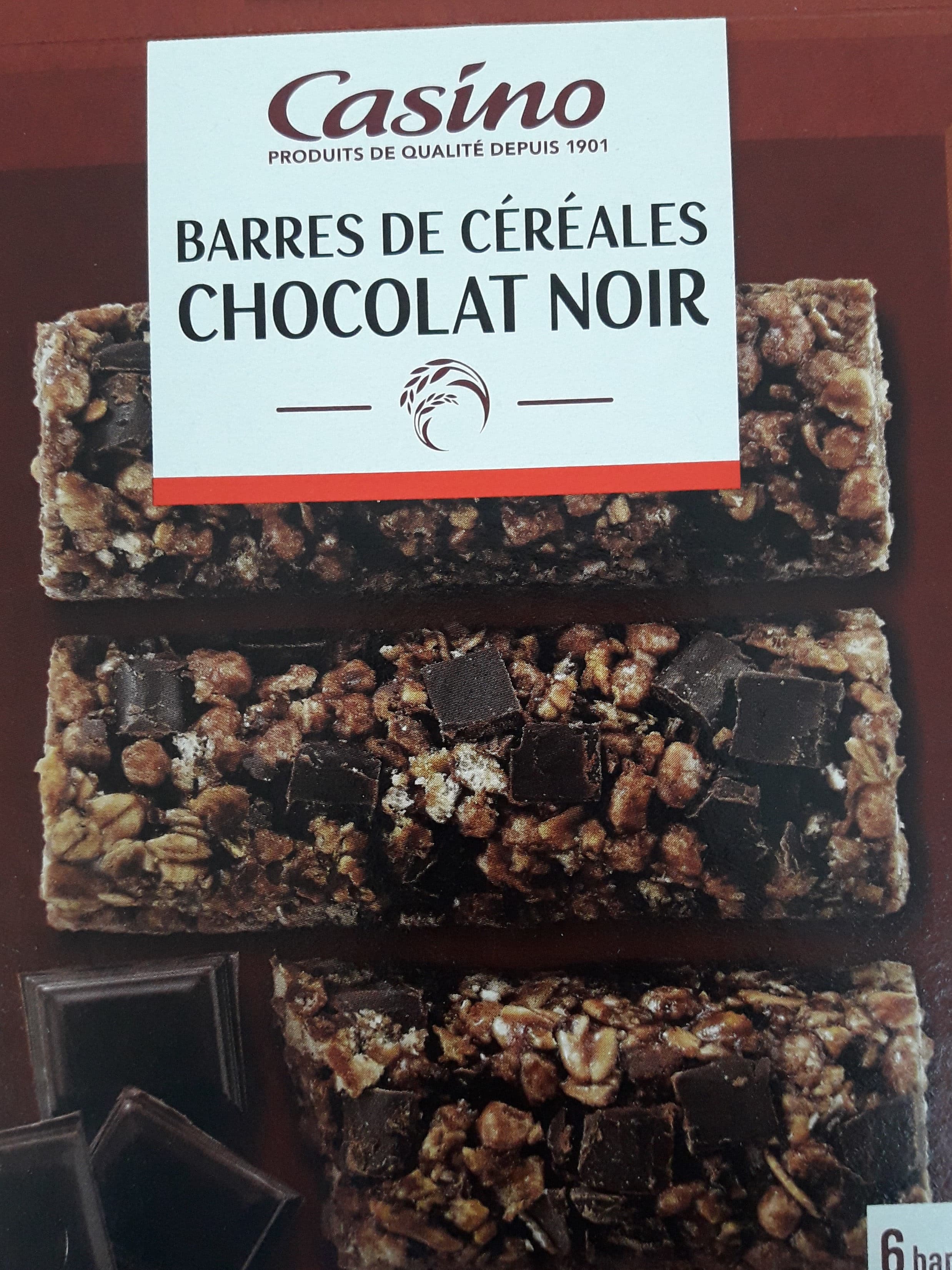 Casino Barres de Céréales Chocolat Noir packshot