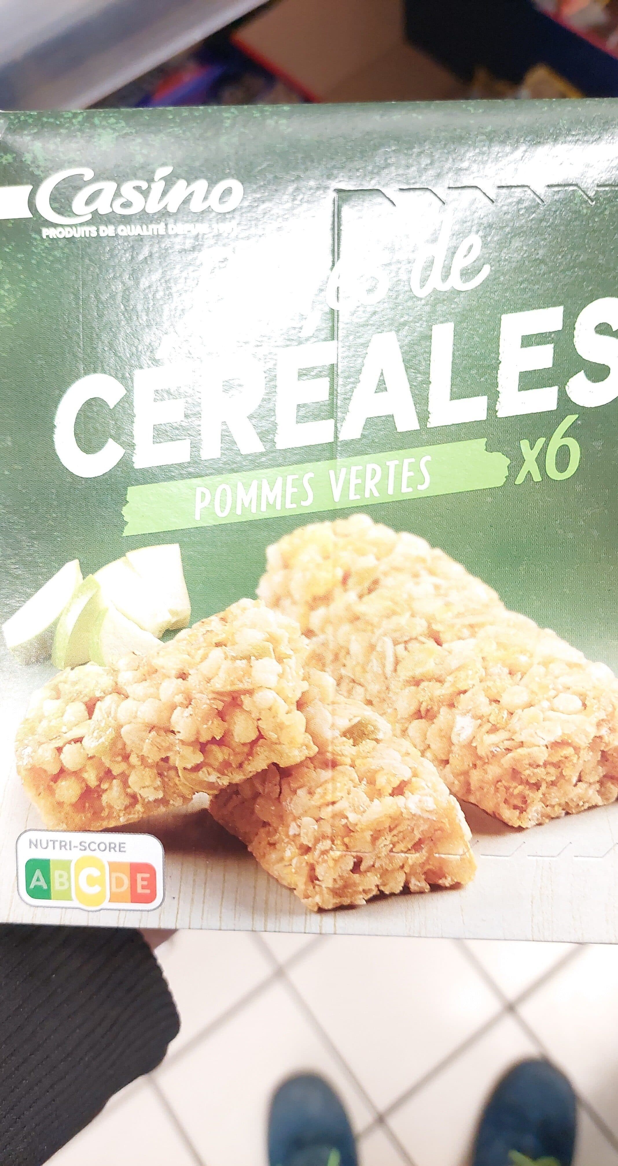 Casino Barres céréales pommes vertes packshot