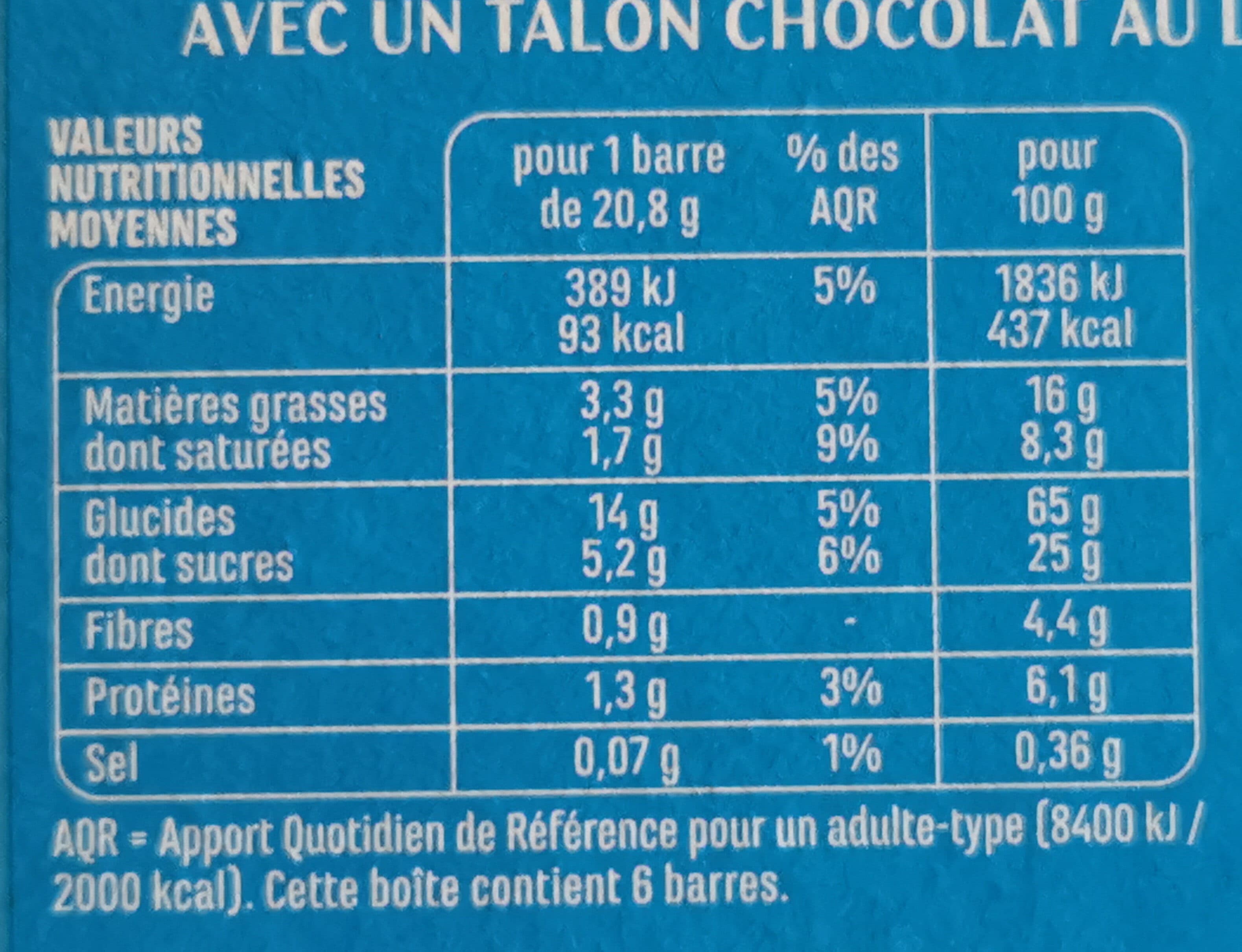 Casino Barres de céréales chocolat au lait noix de coco packshot
