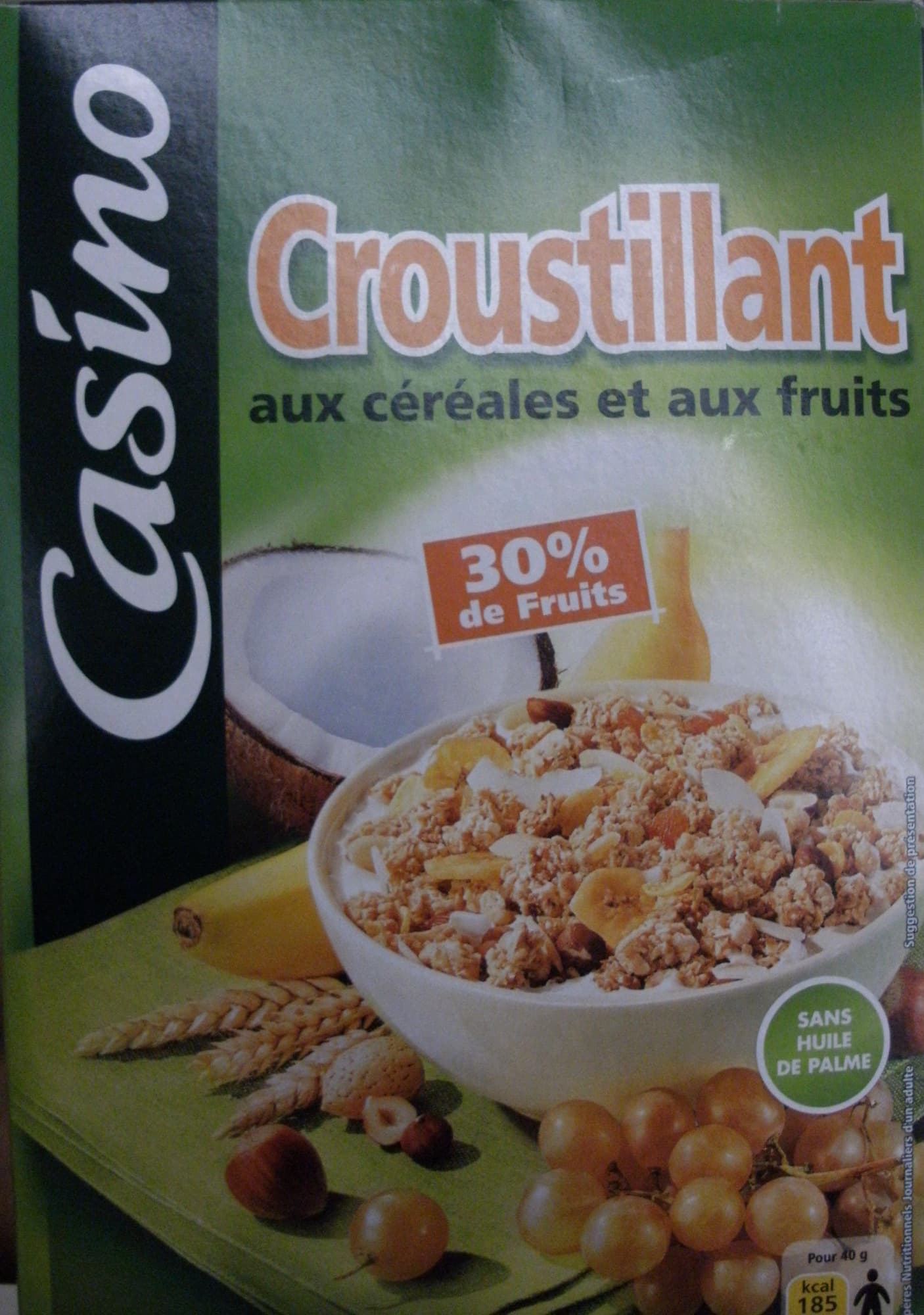 Casino Casino croustillant aux céréales et aux fruits packshot