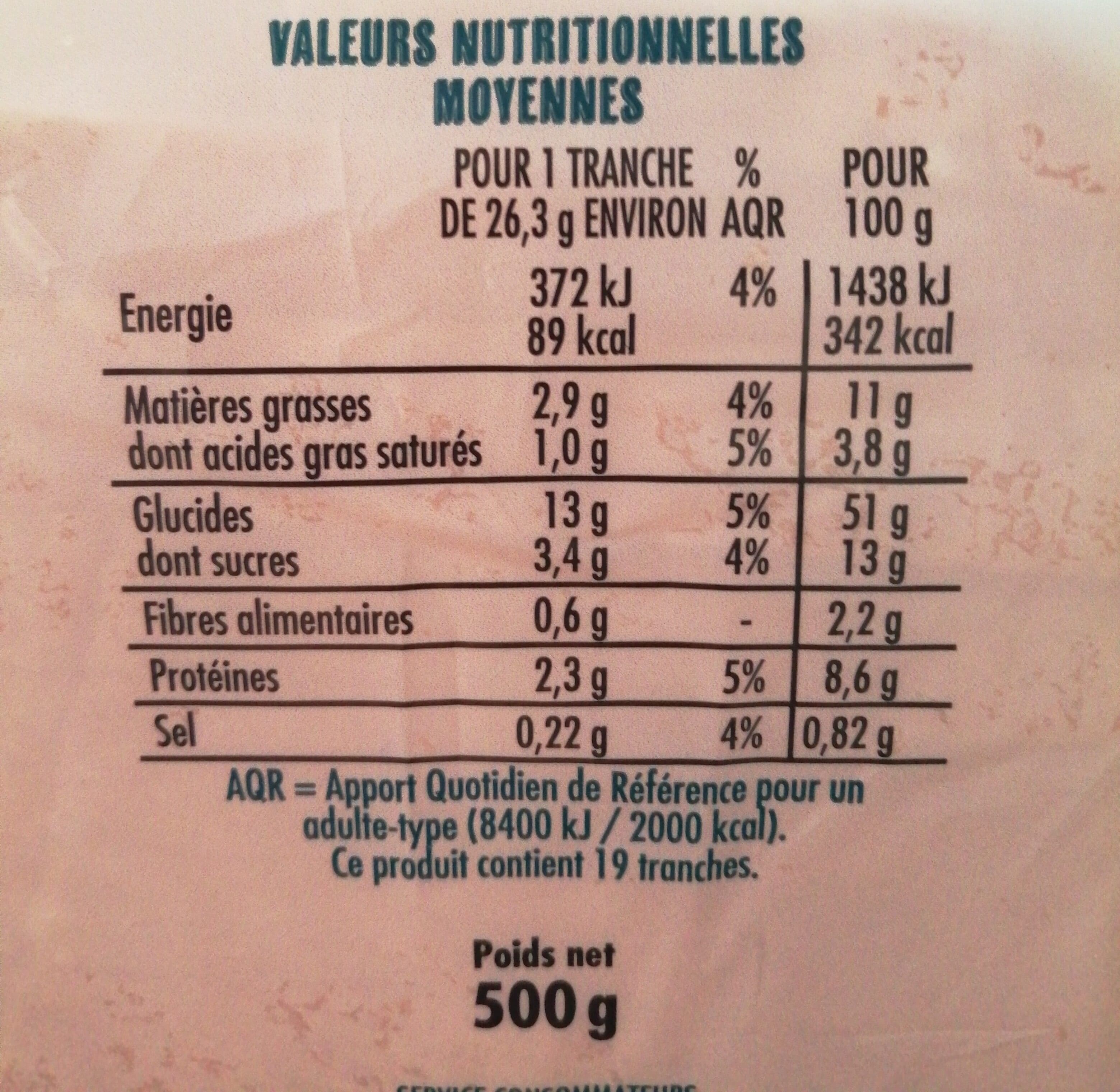 Casino Brioche tranchée packshot