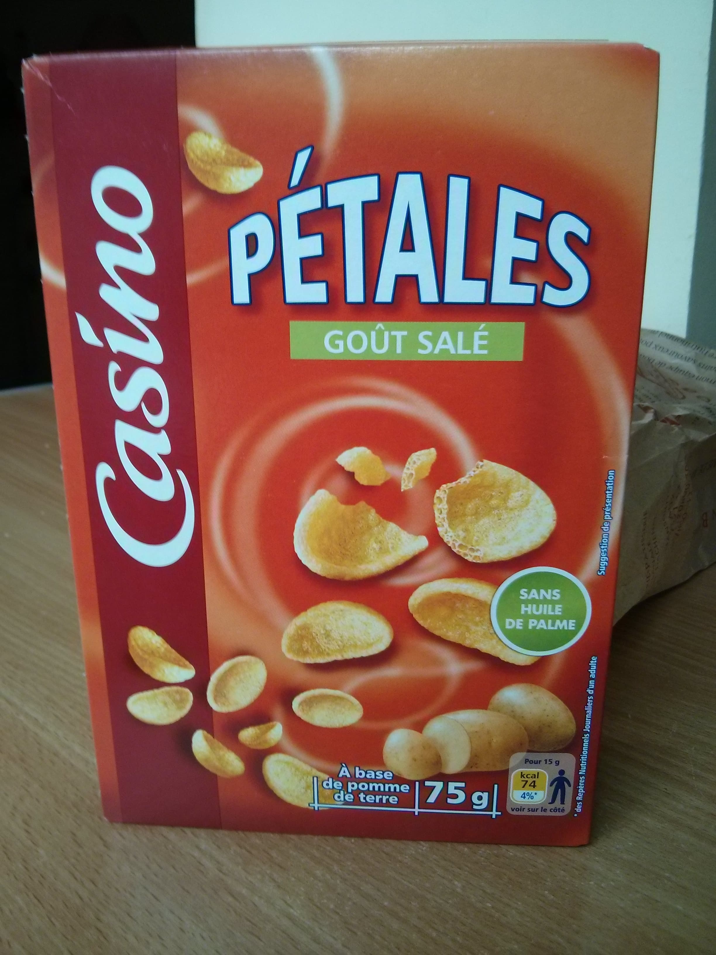 Casino Pétales goût salé à base de pomme de terre packshot