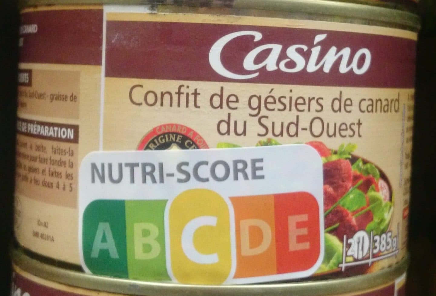 Casino Confit de Gésiers de Canard du Sud-Ouest packshot