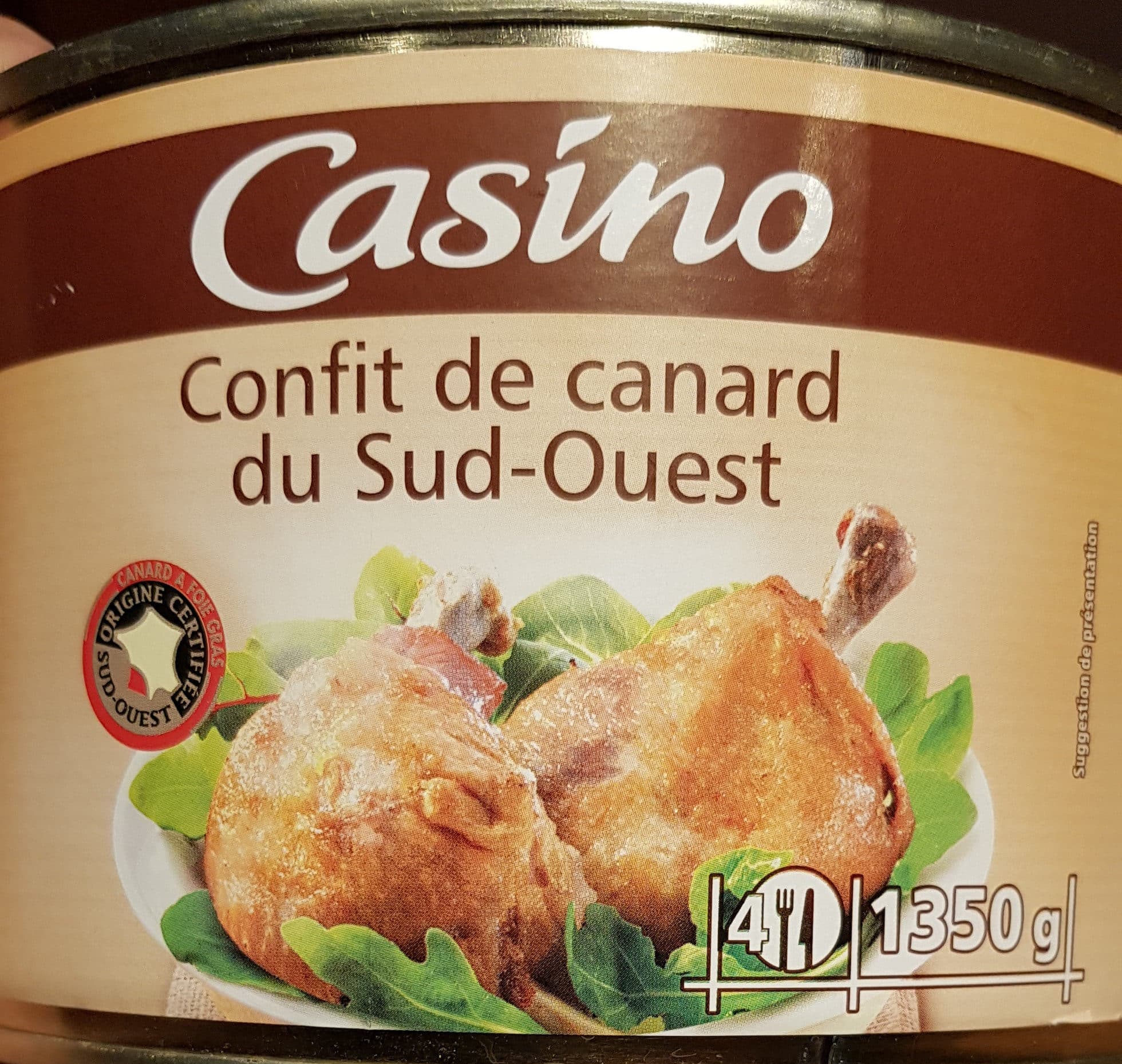 Casino Confit de Canard du Sud-Ouest packshot