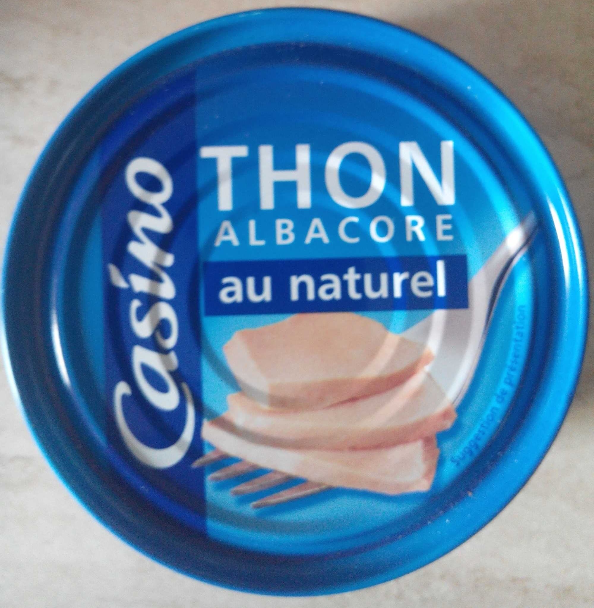 Casino Thon albacore au naturel packshot