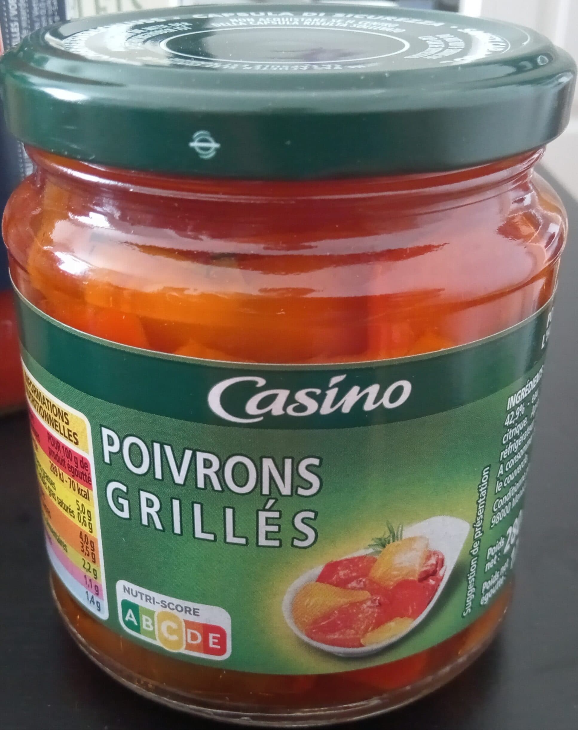 Casino Poivrons grillés packshot