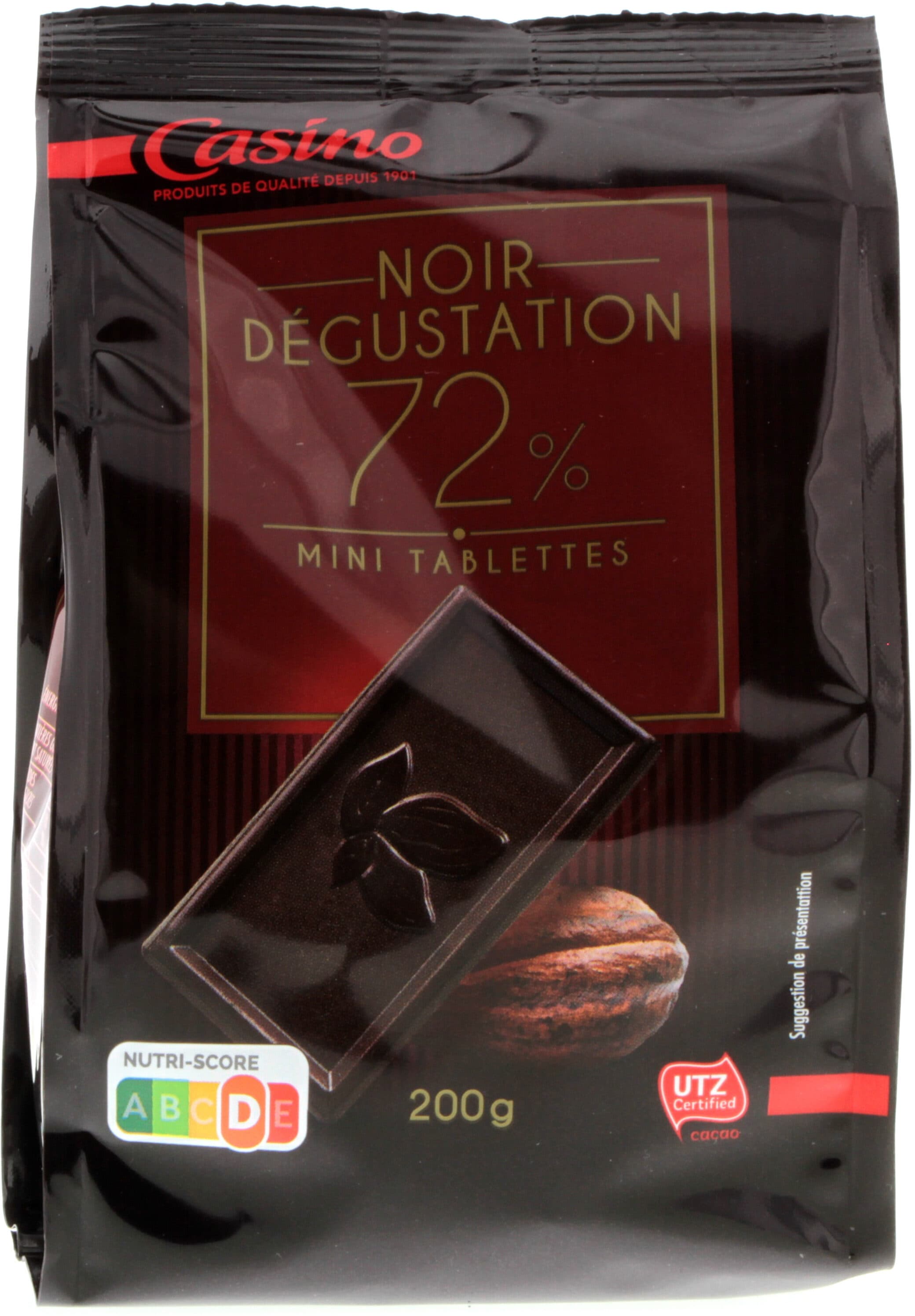 Casino Chocolat noir dégustation packshot