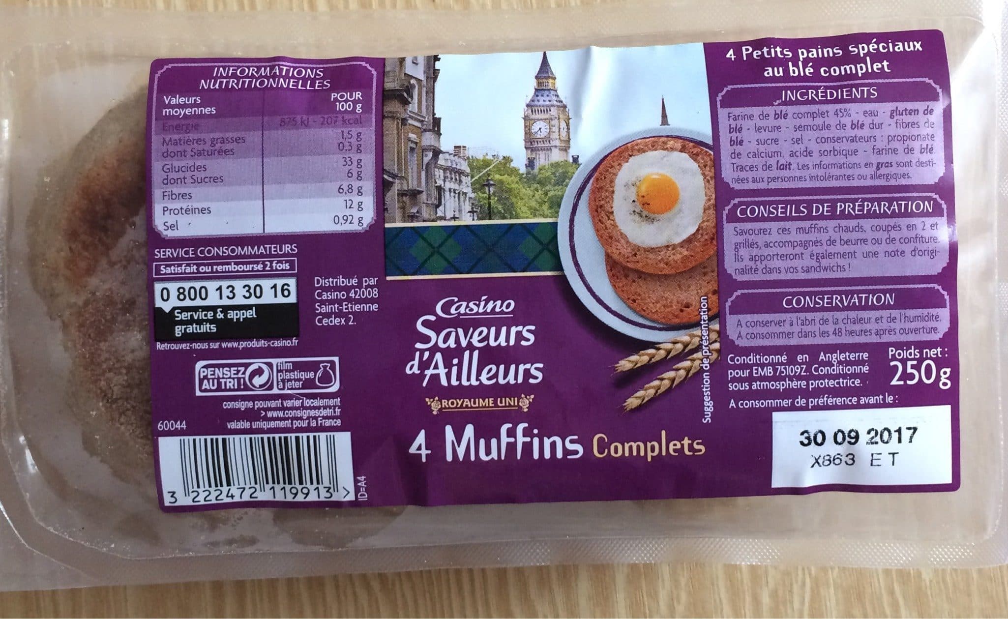 Casino 4 Muffins complets packshot