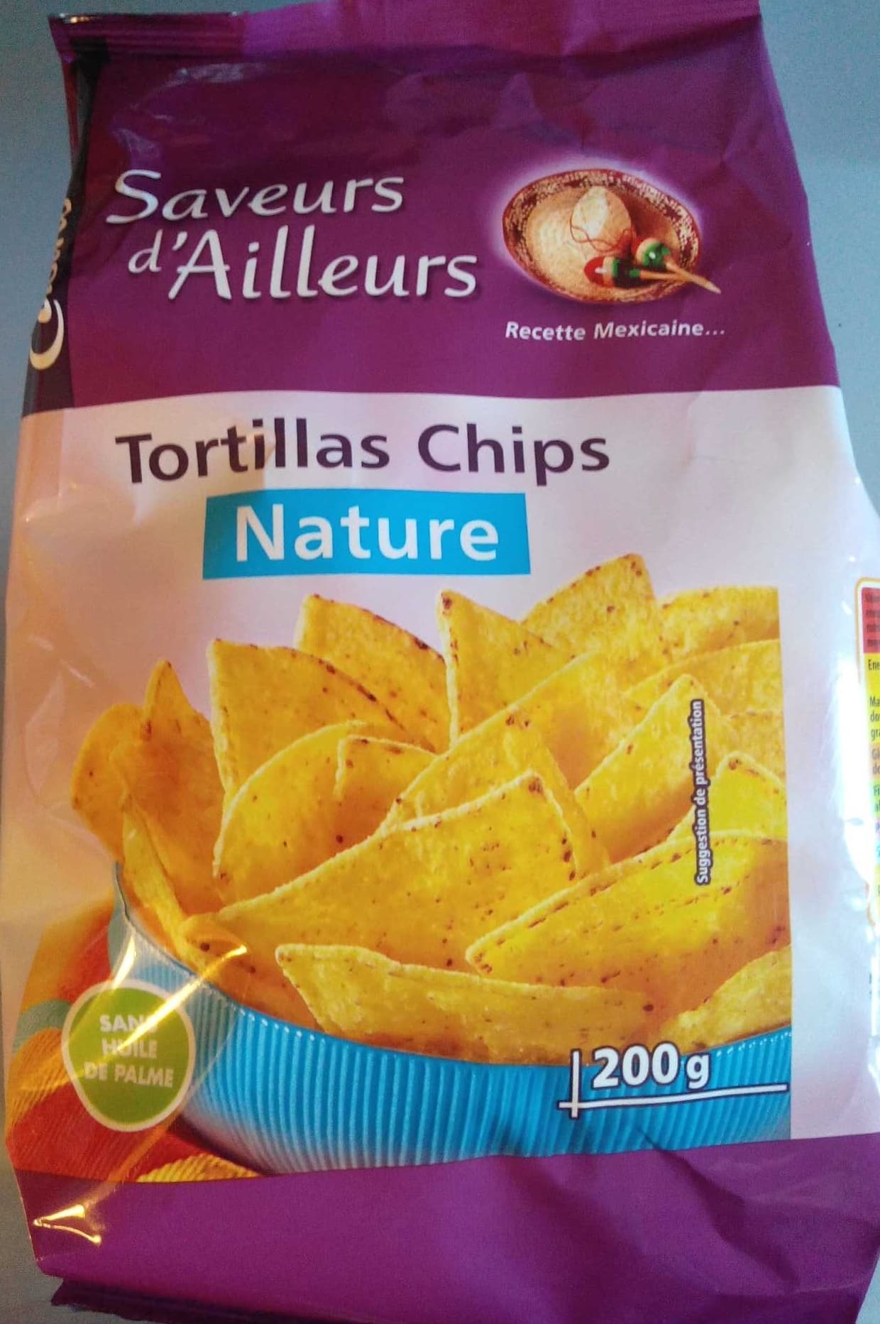 Casino Tortilla chips nature recette Mexicaine packshot