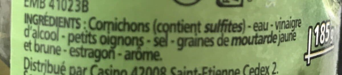 Casino Cornichons extra-fins au vinaigre croquants packshot