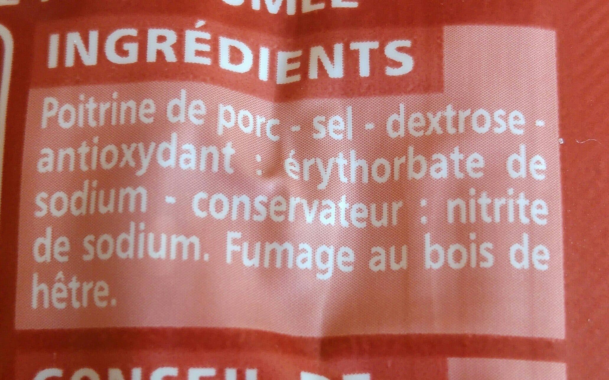 Casino Poitrine tranches épaisses fumée découennées sans cartilage packshot