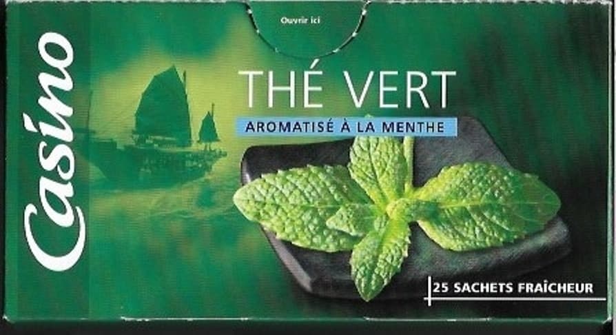 Casino Thé vert aromatisé à la menthe Casino packshot