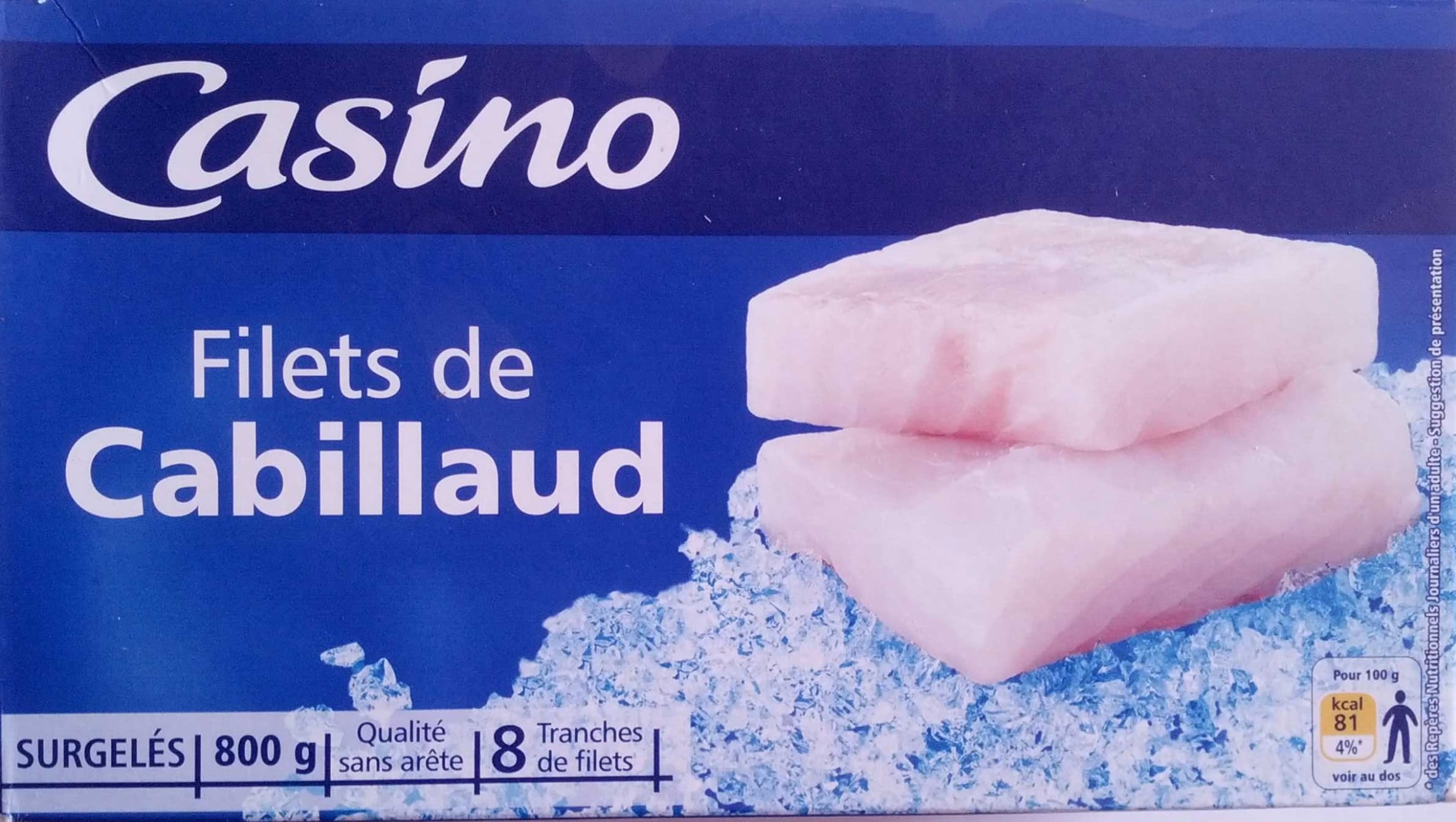 Casino Tranches de filets de cabillaud packshot