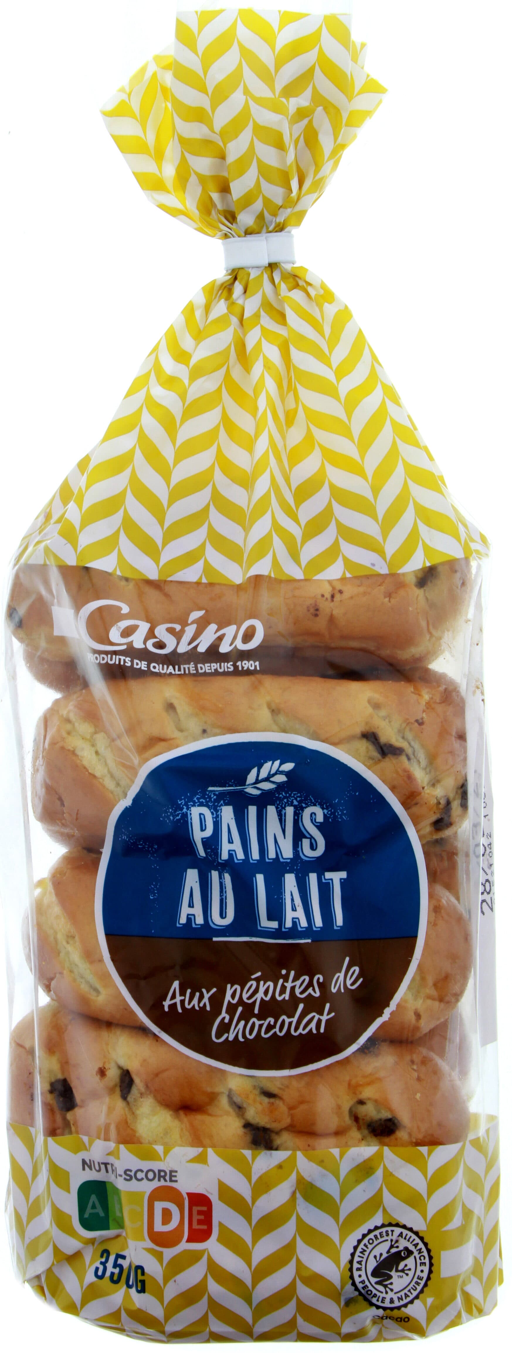 Casino 10 pains au lait aux pépites de chocolat packshot