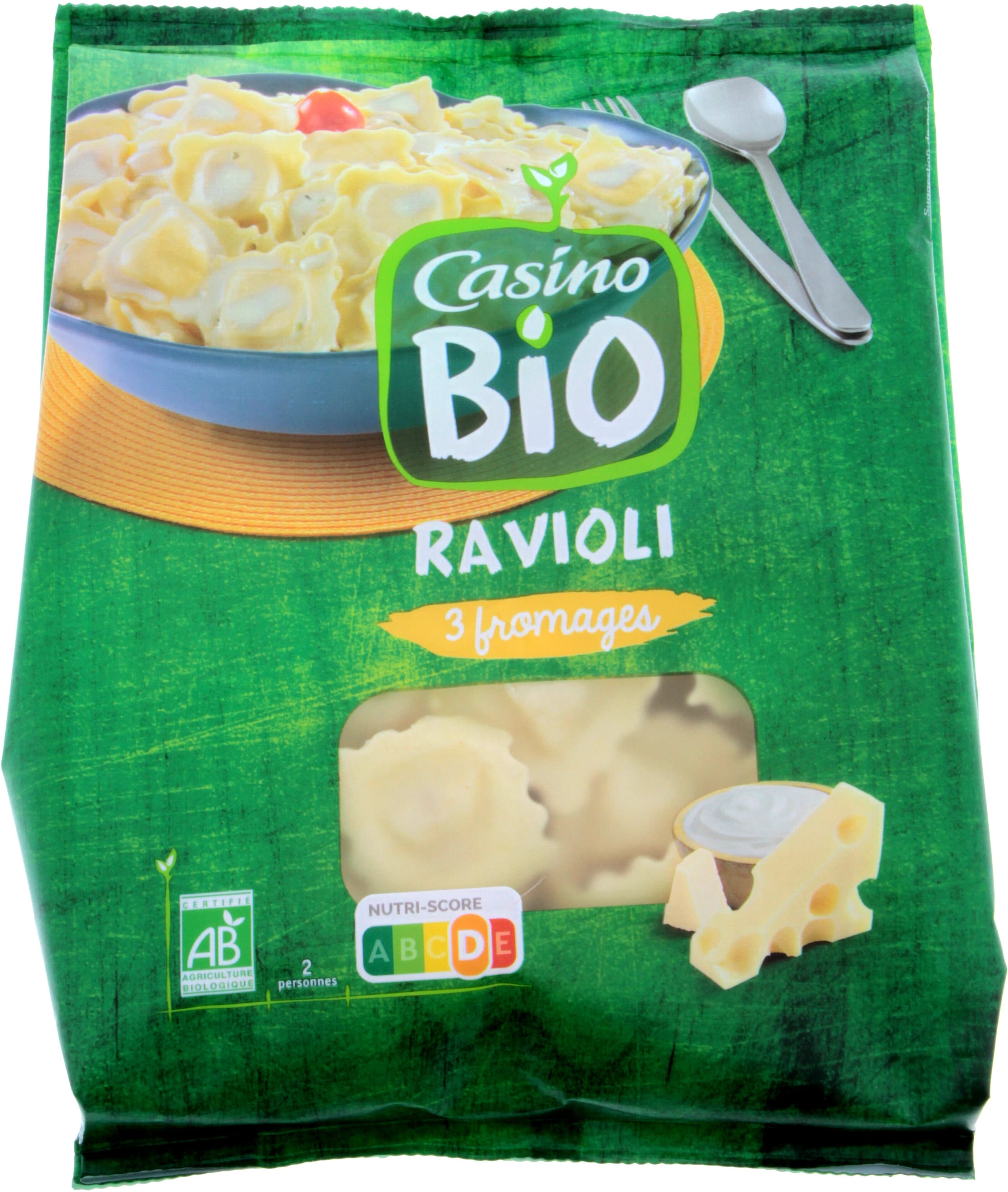 Casino Ravioli 4 fromages bio packshot