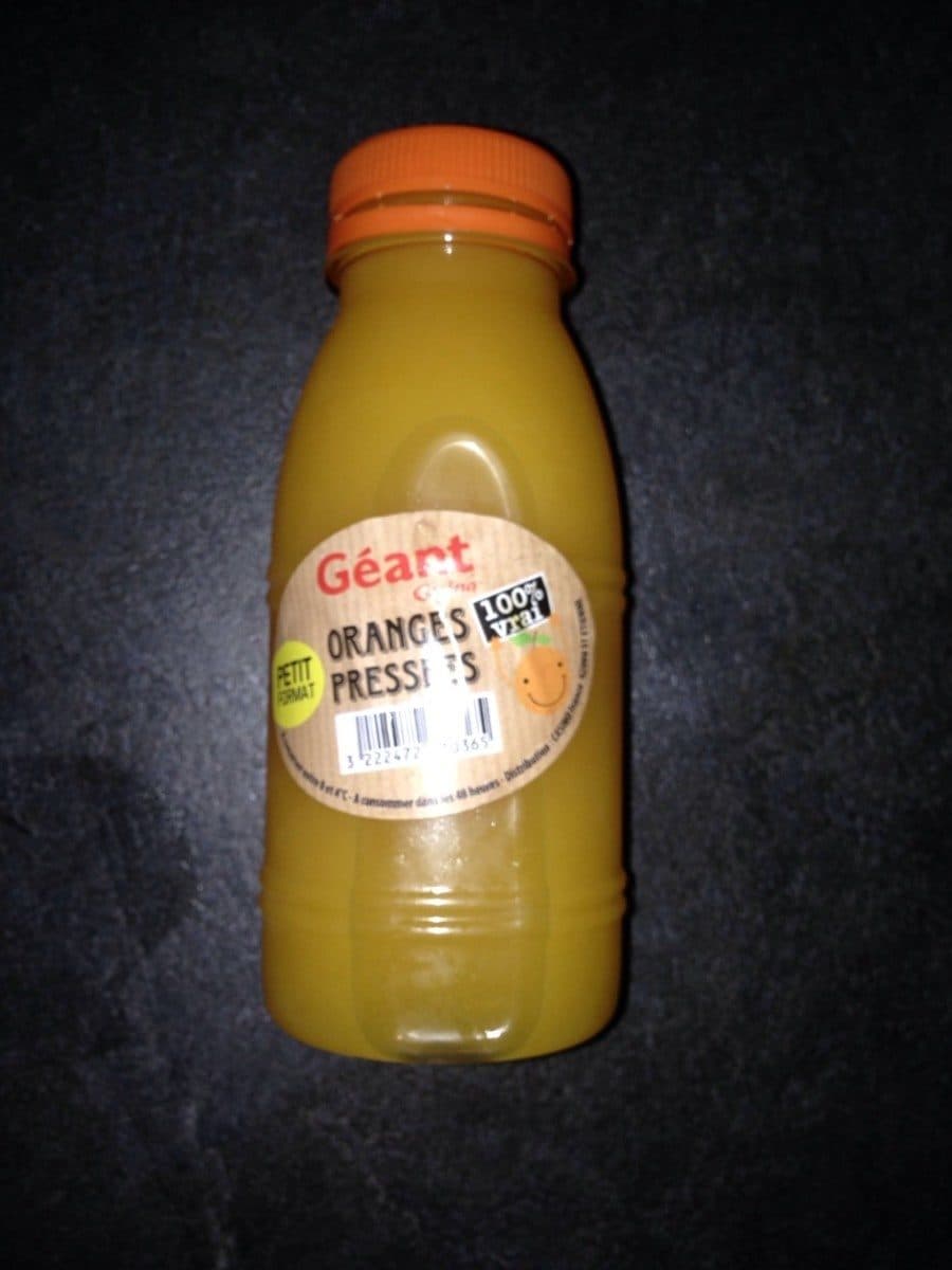 Open Food Facts Jus d'orange frais packshot